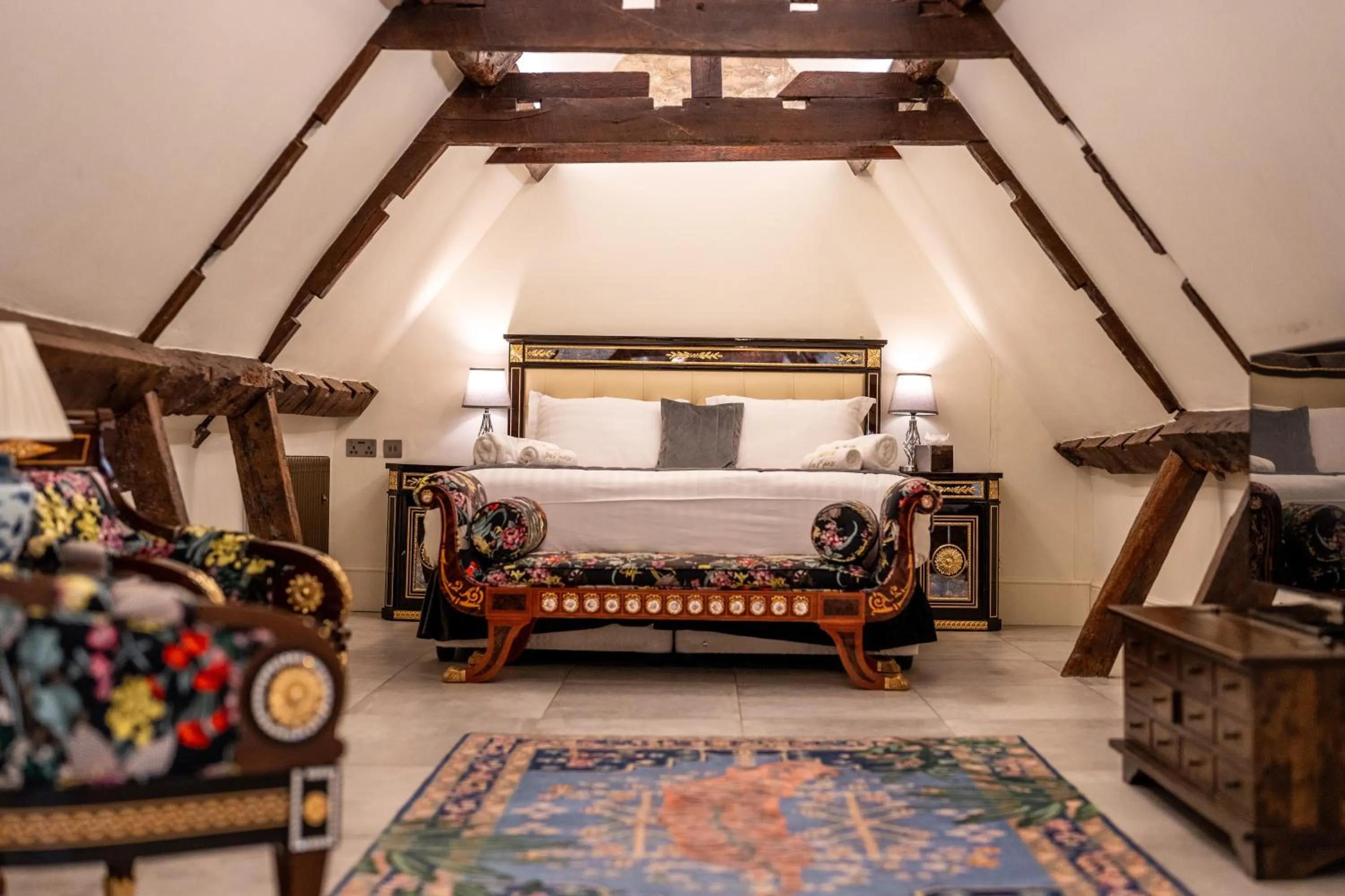 Bed in Weston Manor Hotel