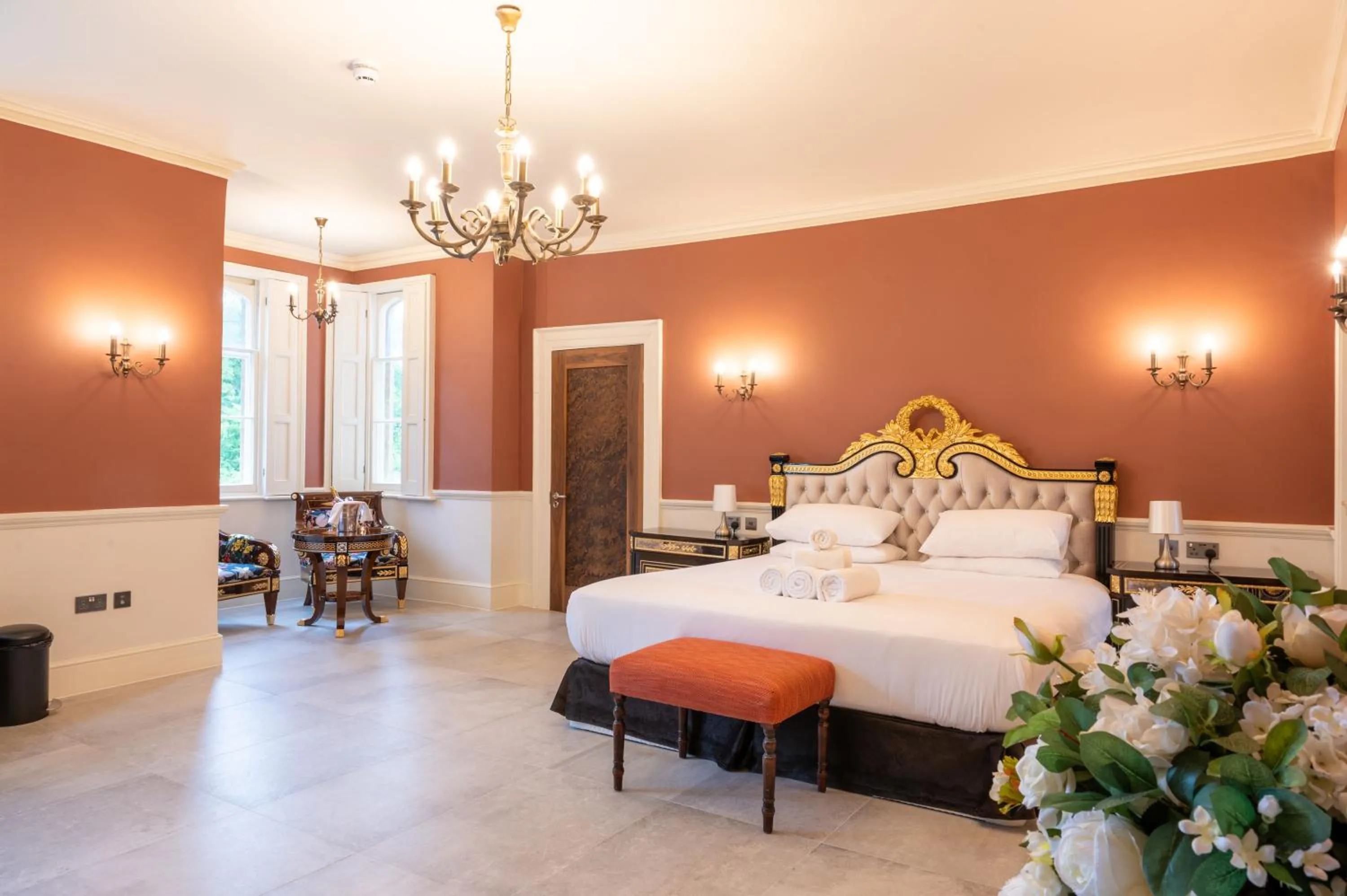 Bed in Weston Manor Hotel