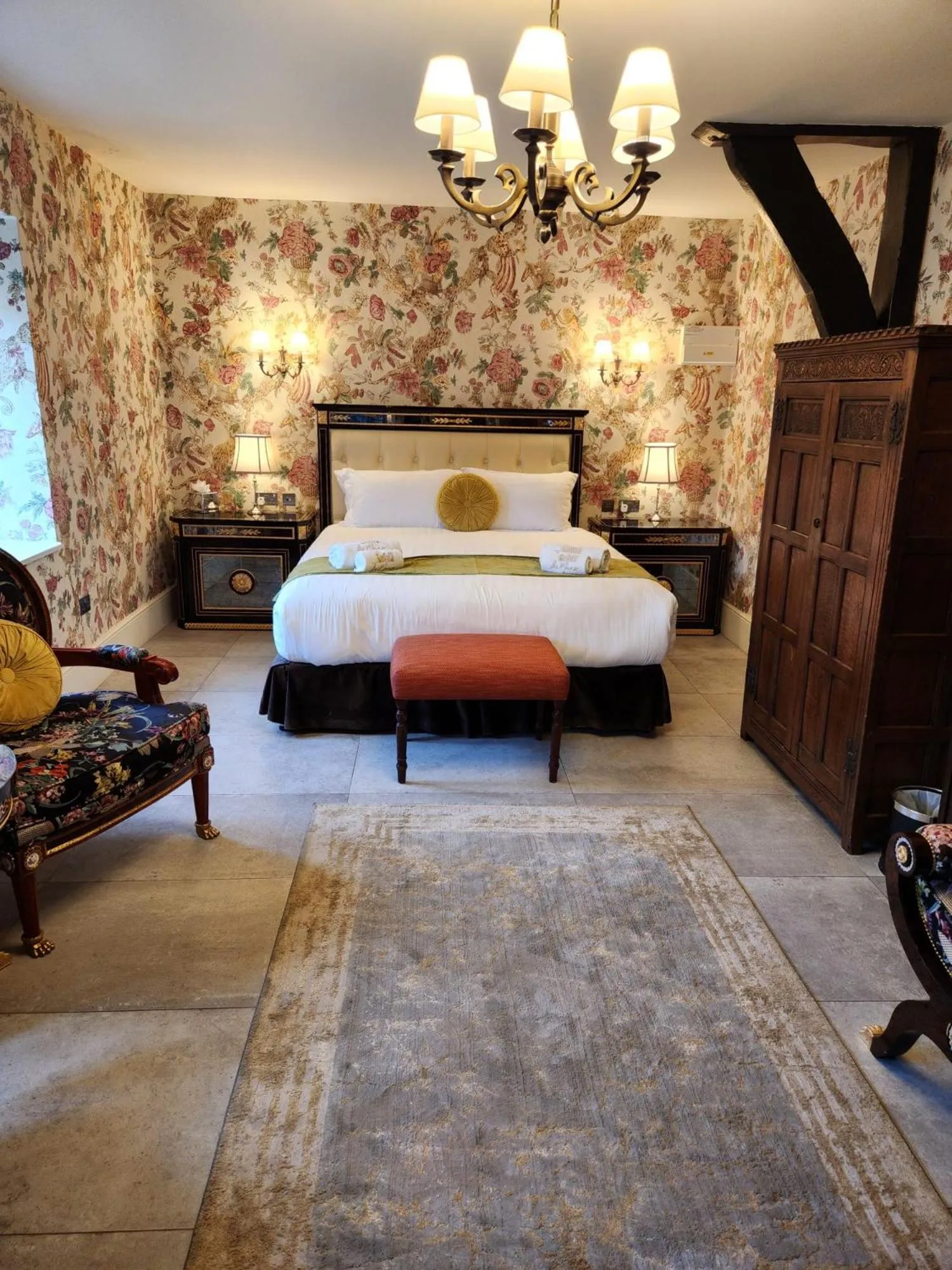 Bed in Weston Manor Hotel