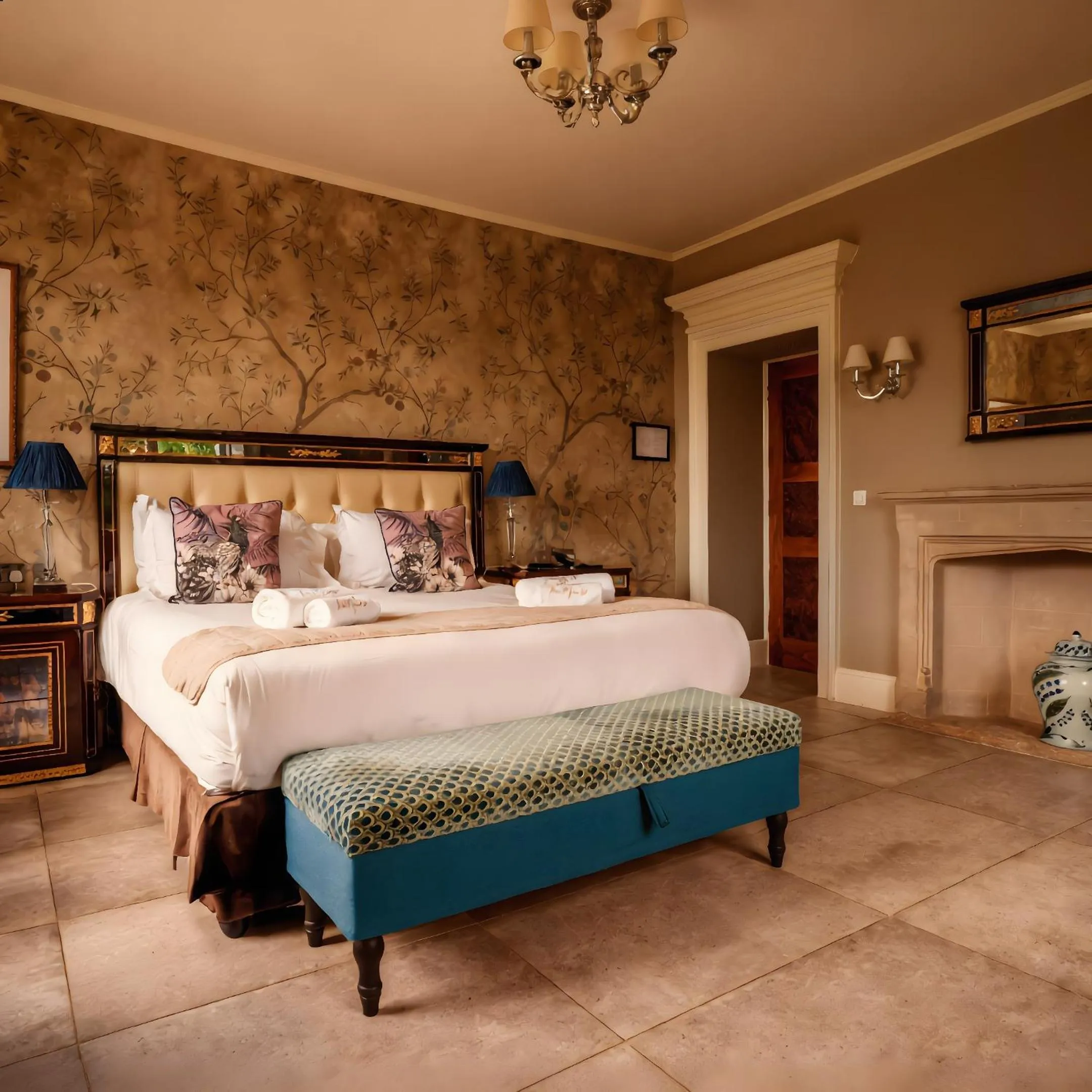 Bed in Weston Manor Hotel