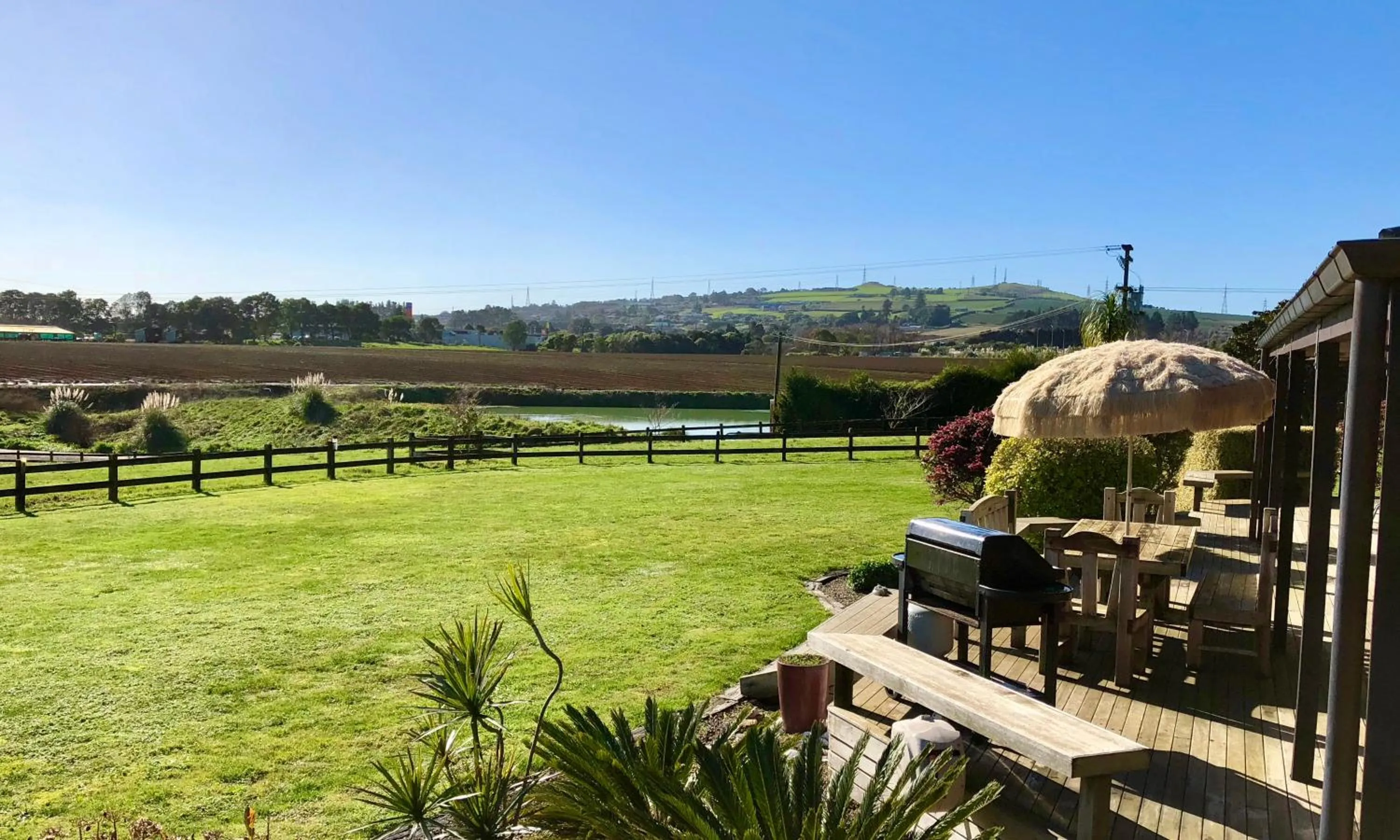 Garden view in Heaven's Rest B&B