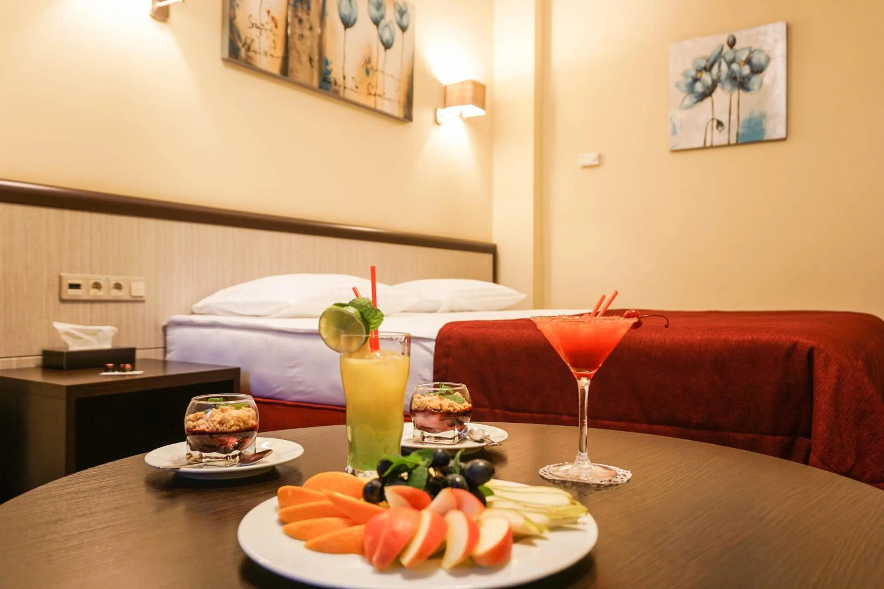 Food and drinks, Bed in Park-Hotel Golosievo