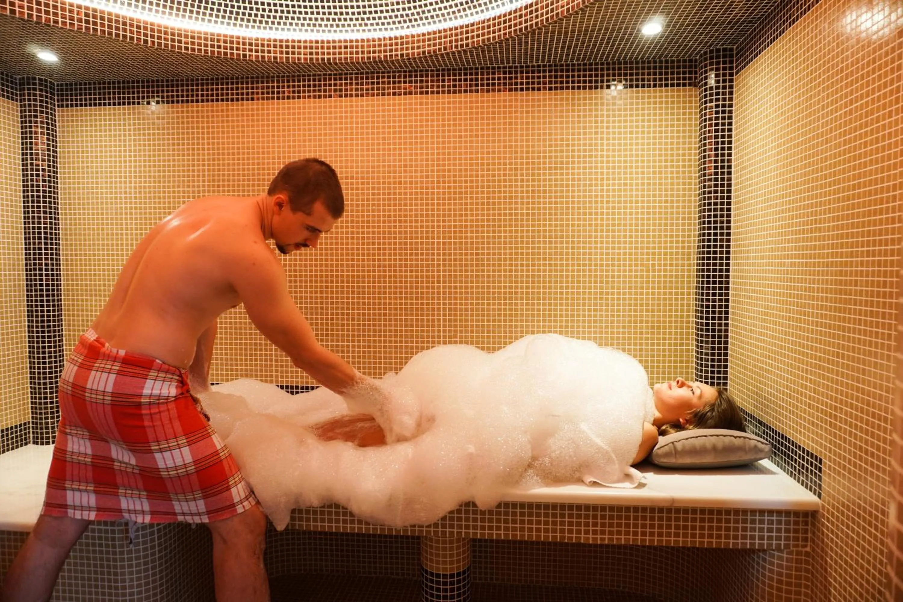 Spa and wellness centre/facilities in Park-Hotel Golosievo