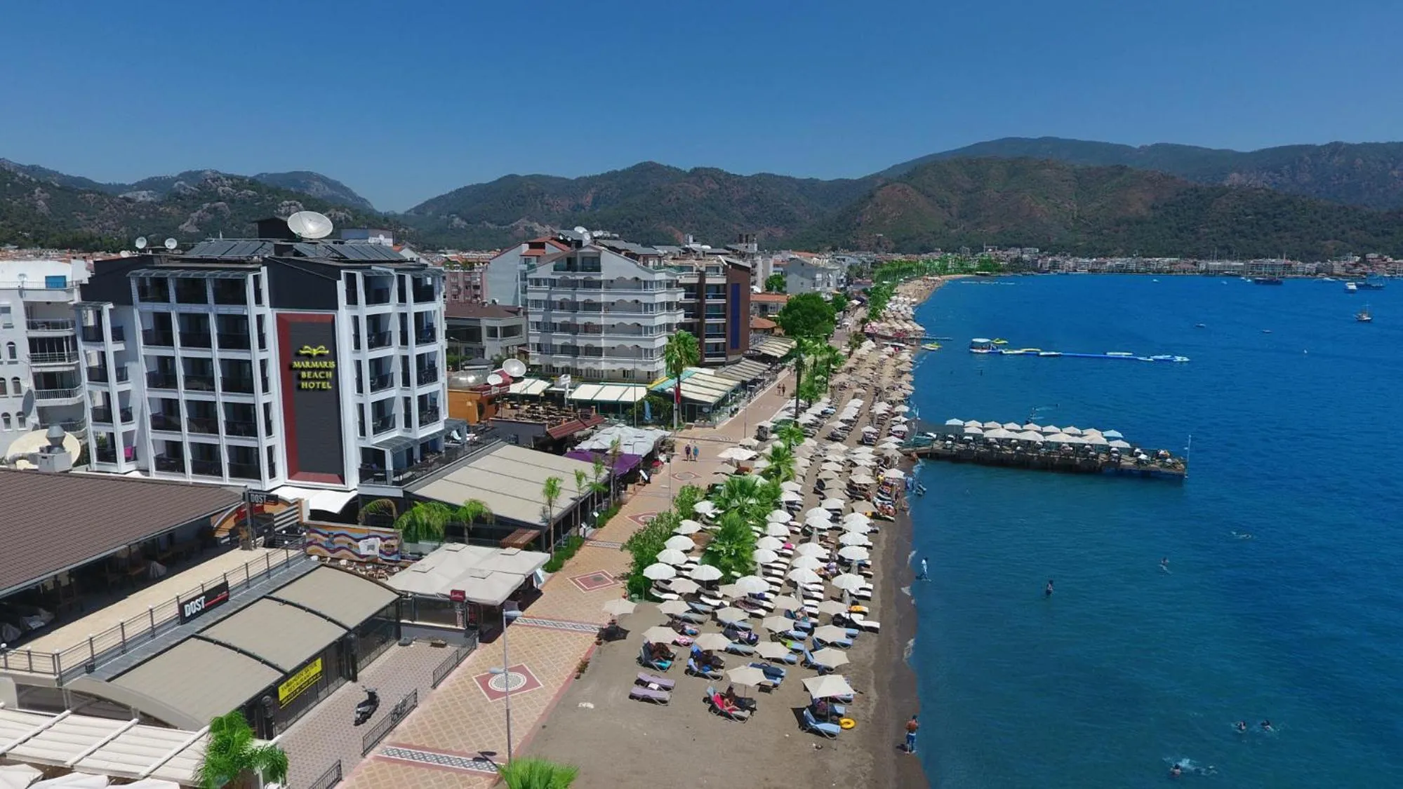 Beach in Marmaris Beach Hotel