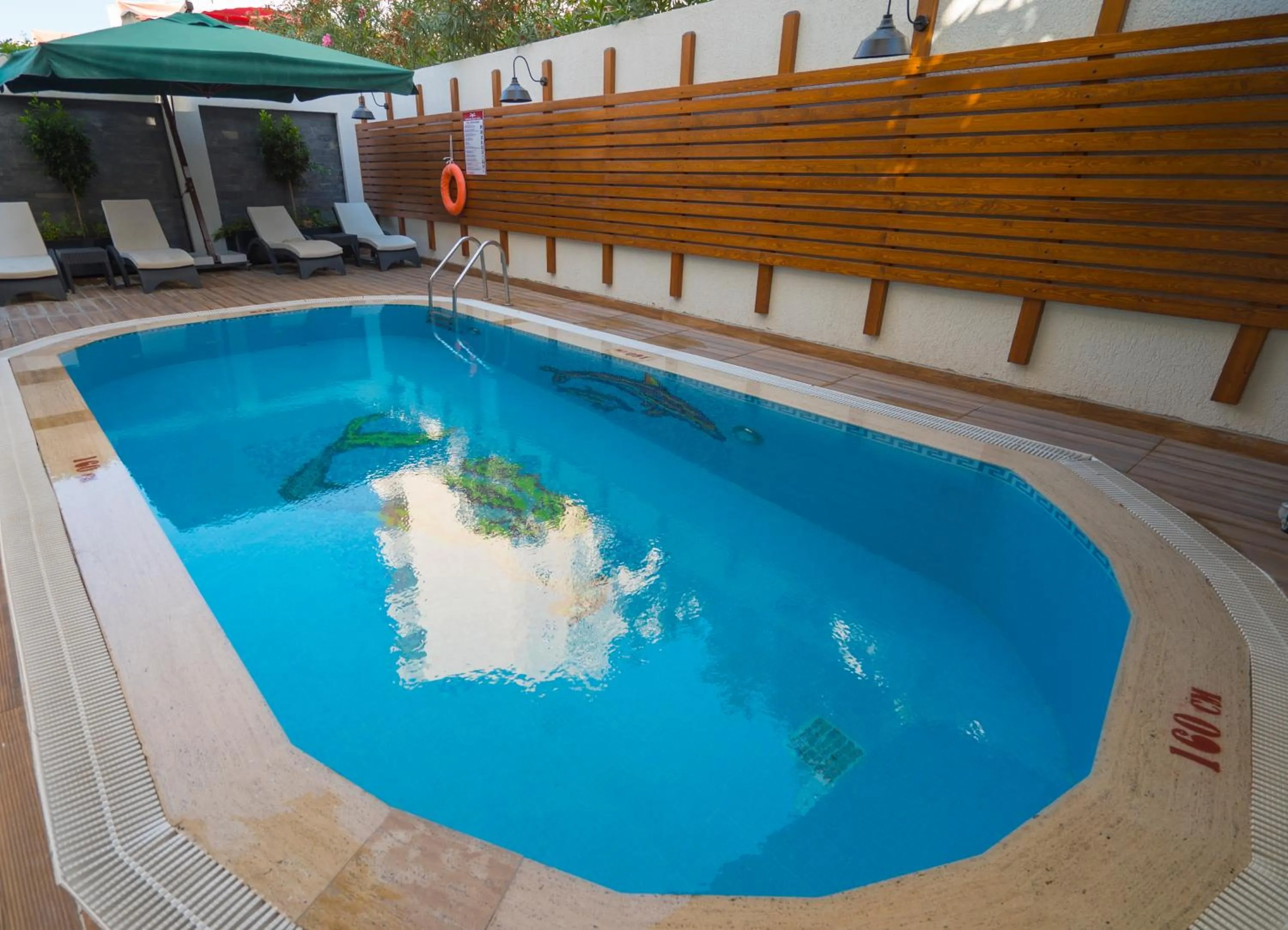 Pool view in Marmaris Beach Hotel