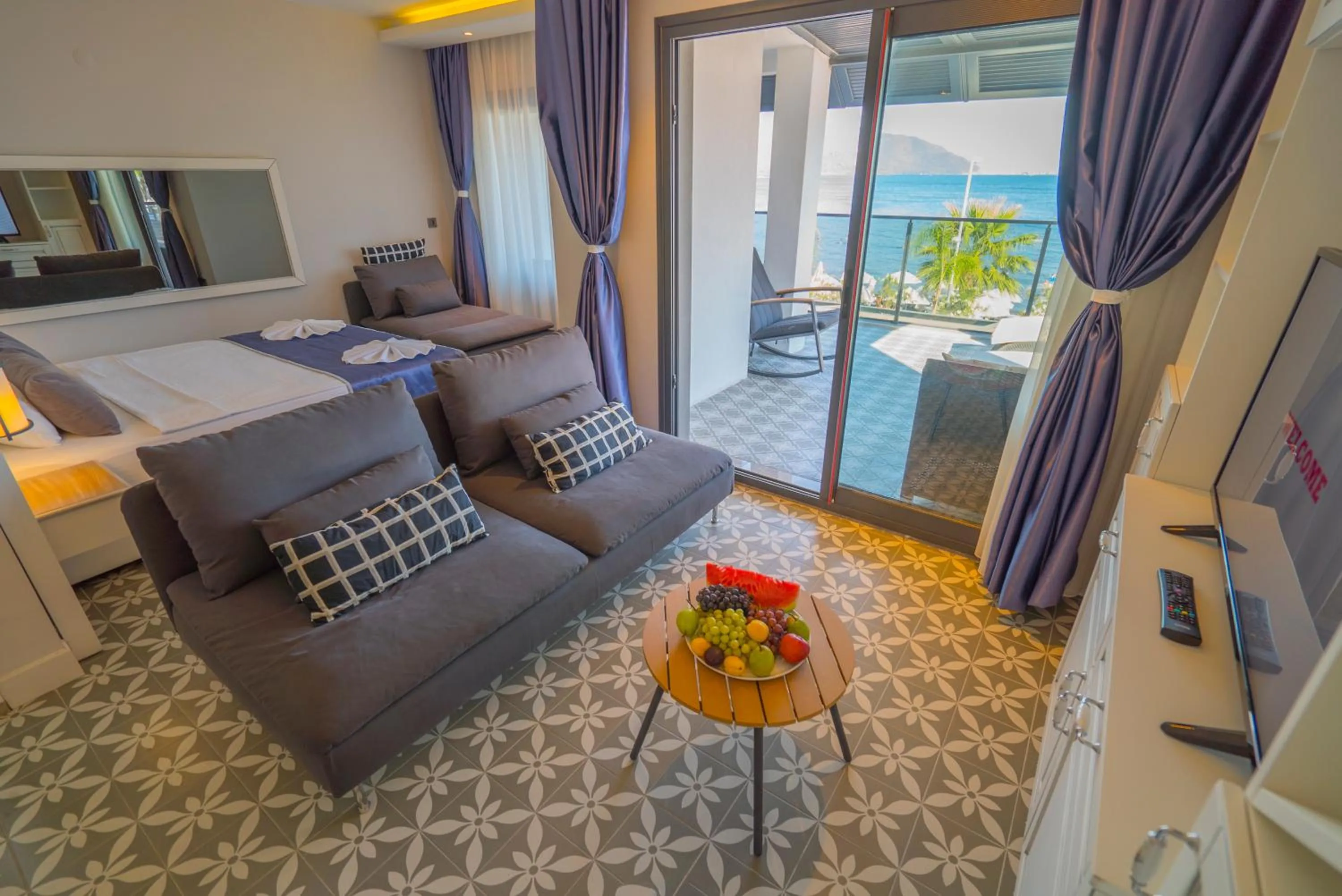 Living room in Marmaris Beach Hotel
