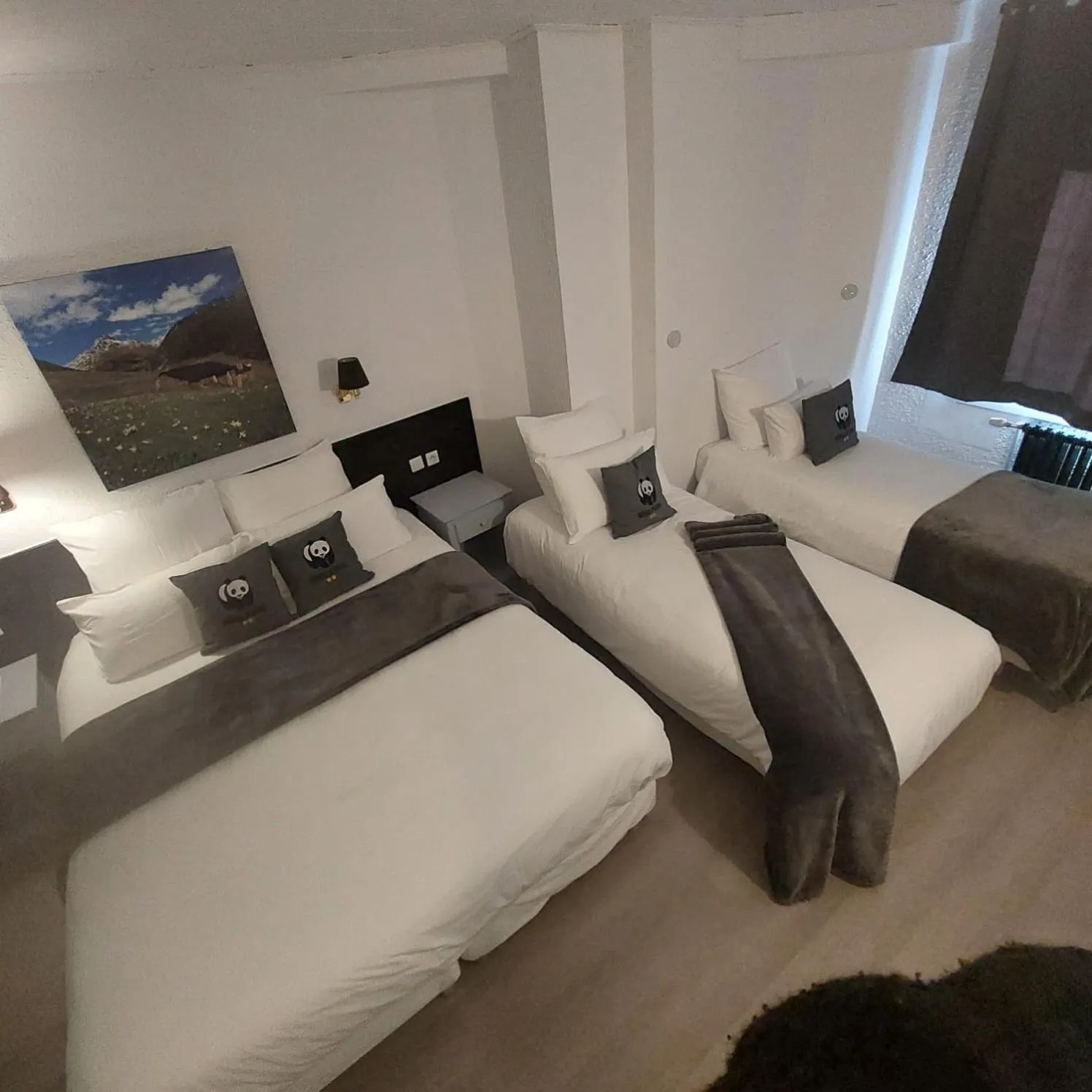 Bed in Hotel Panda