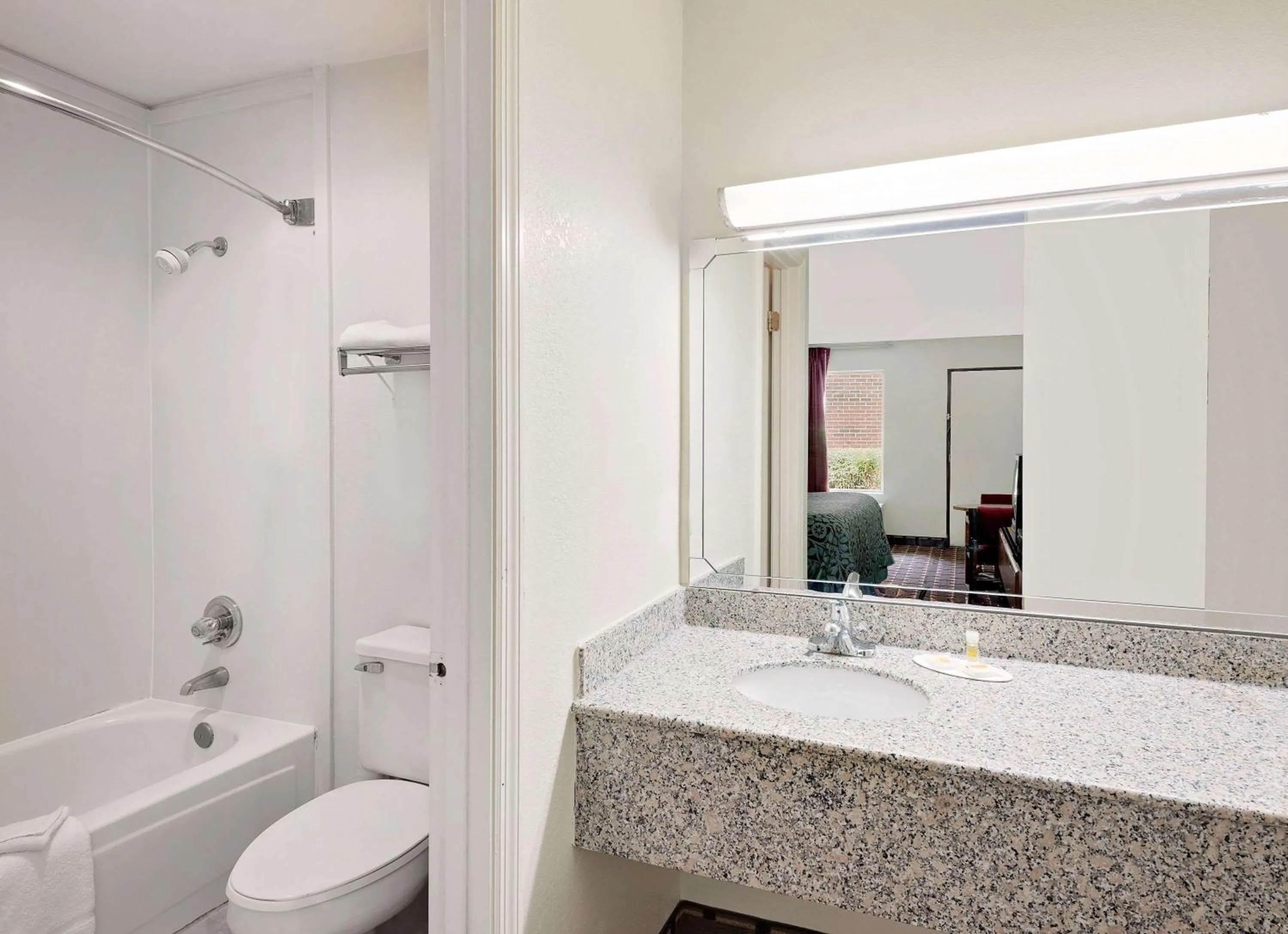 Bathroom in Days Inn by Wyndham Cleveland TN