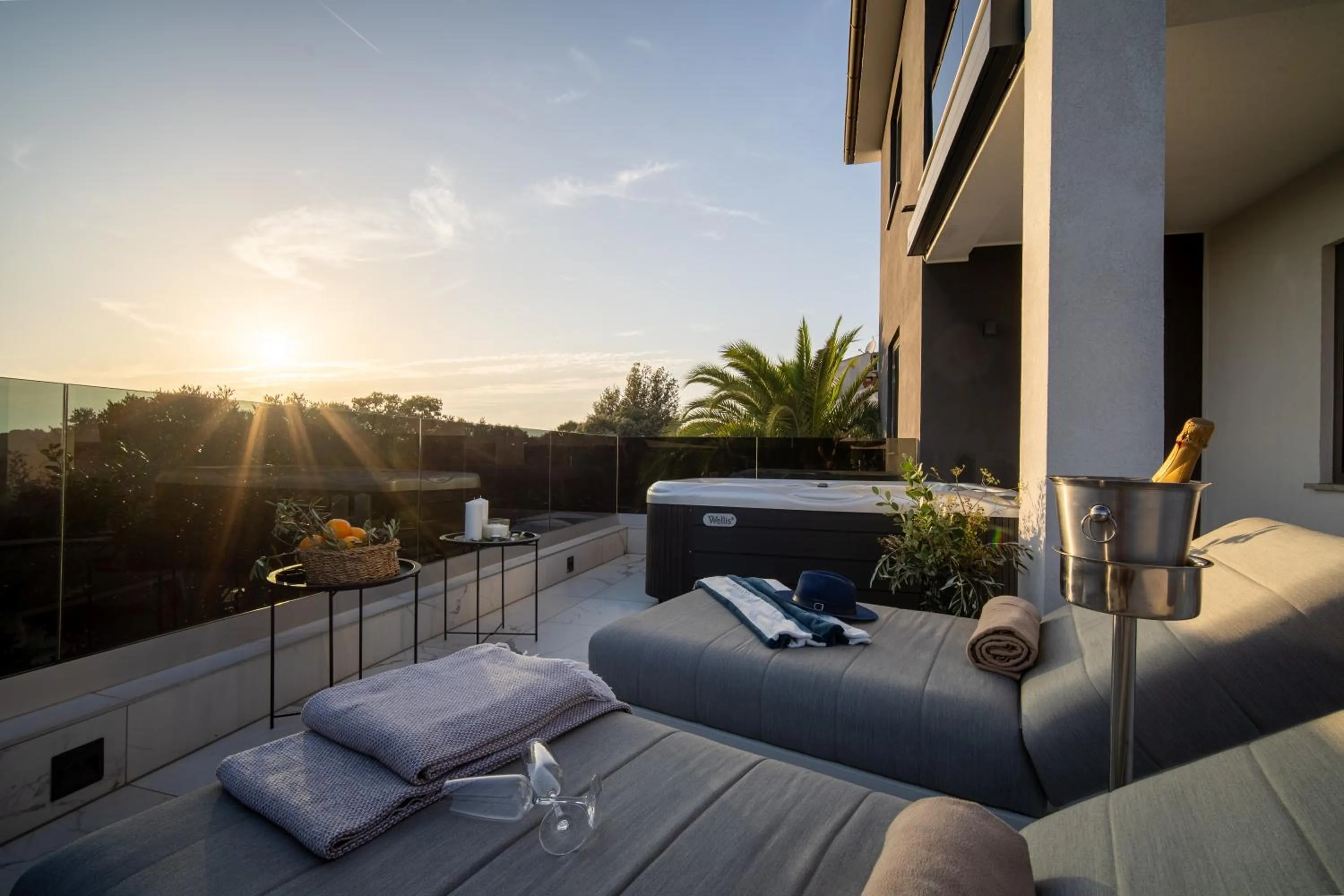 Natural landscape in Residence Vaal