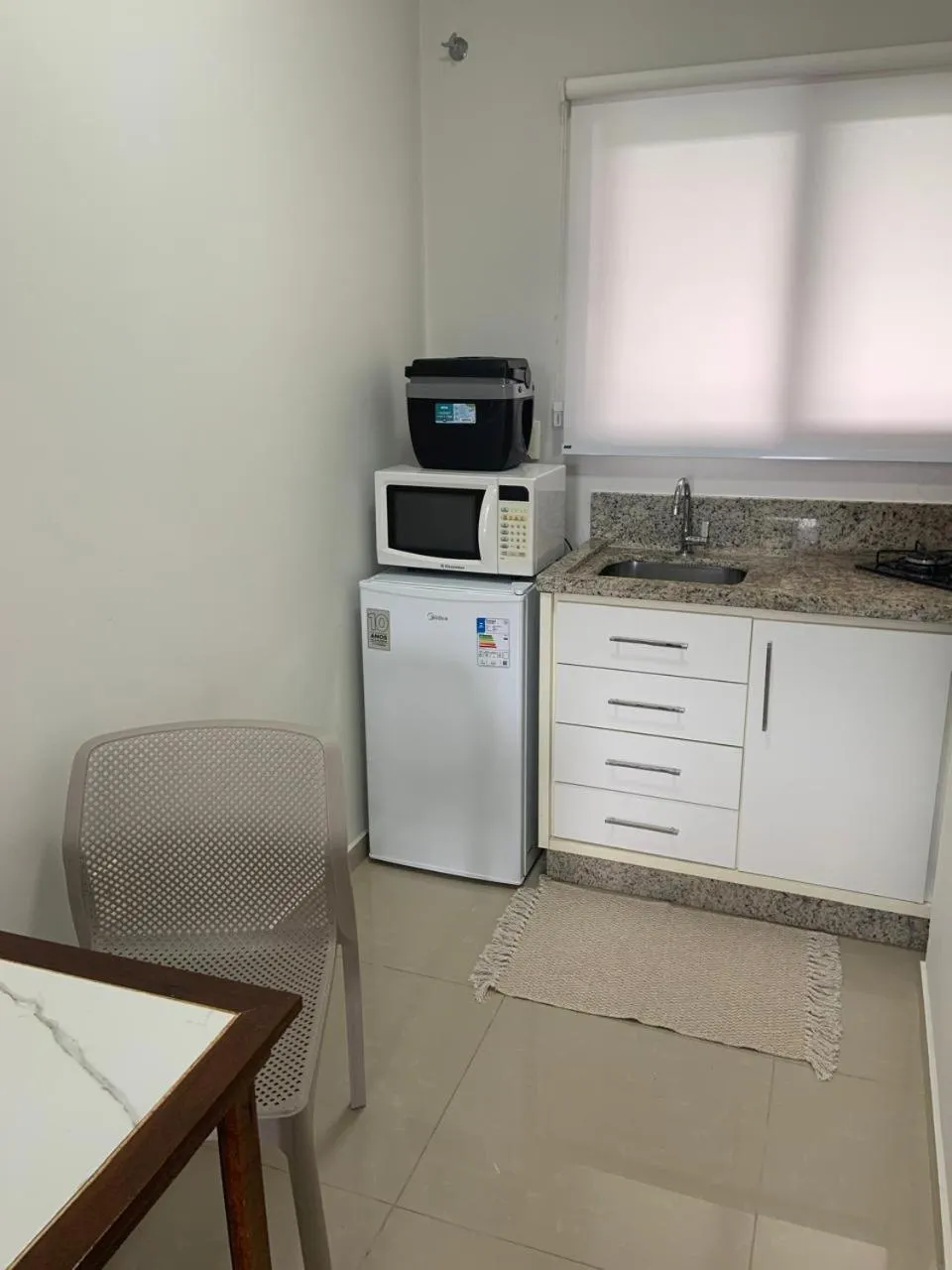 Kitchen or kitchenette in Pousada Mar de Cristal