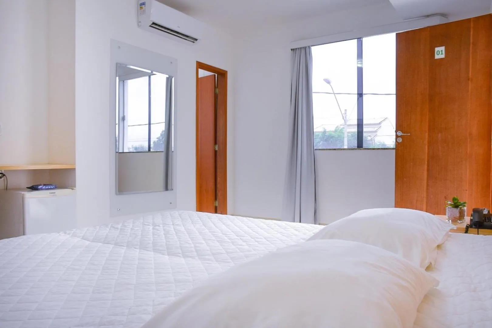 View (from property/room), Bed in Pioneiro Hotel