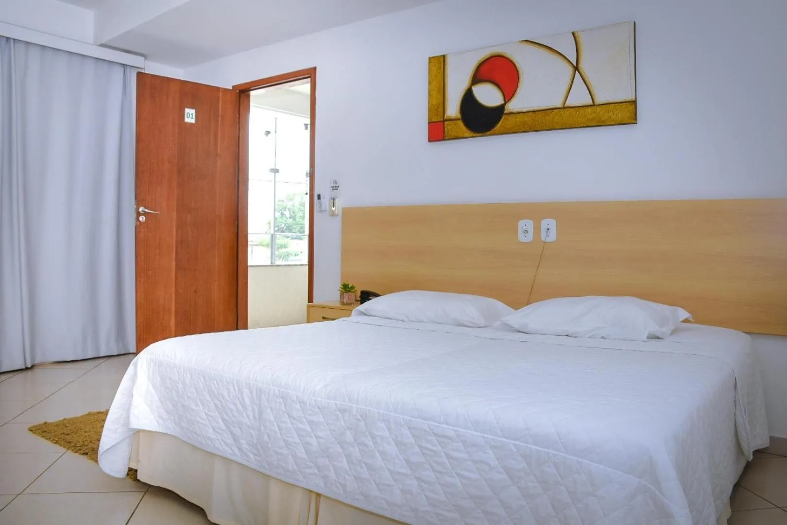 Bed in Pioneiro Hotel