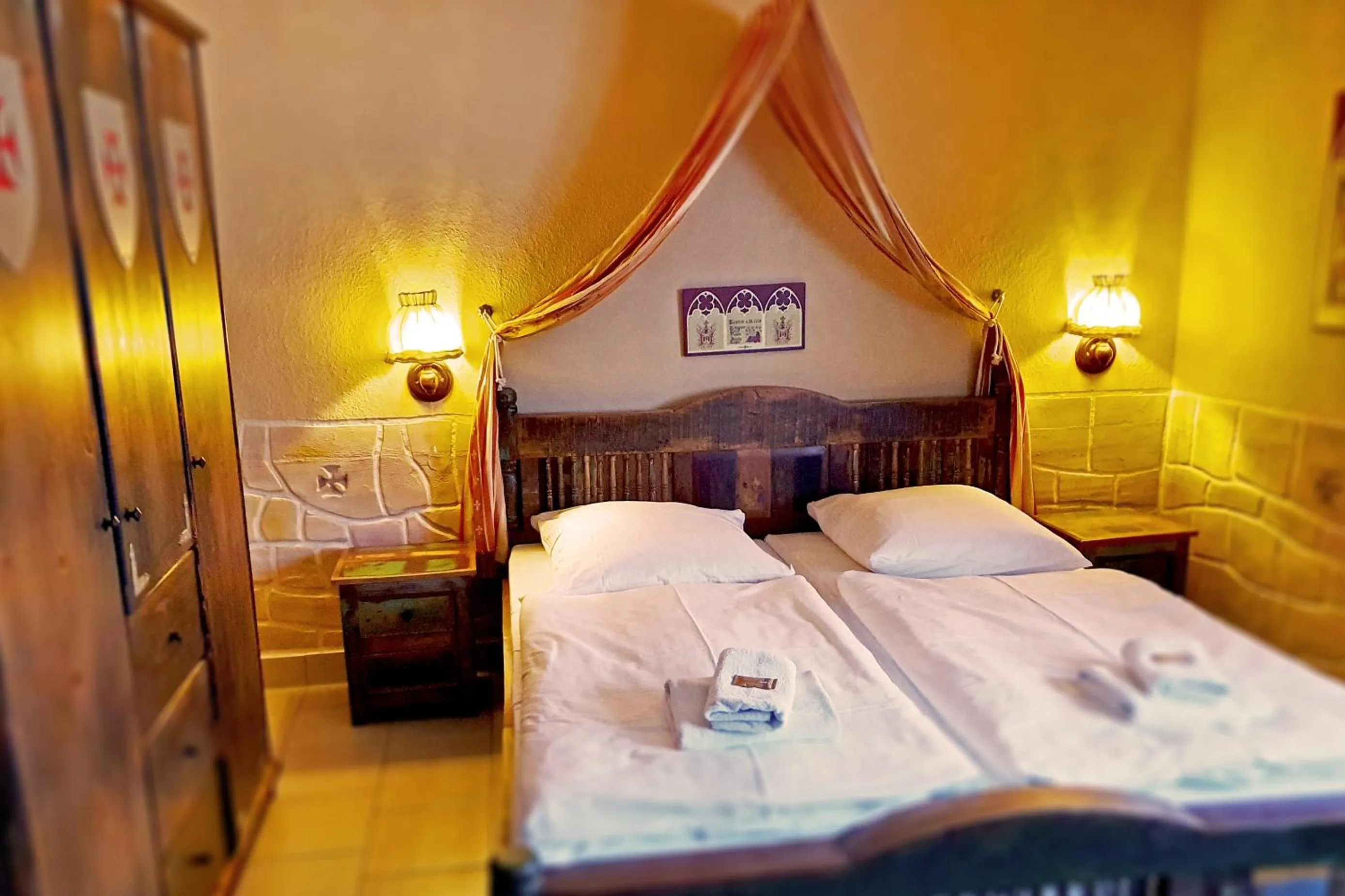 Bed in BinzHotel Landhaus Waechter