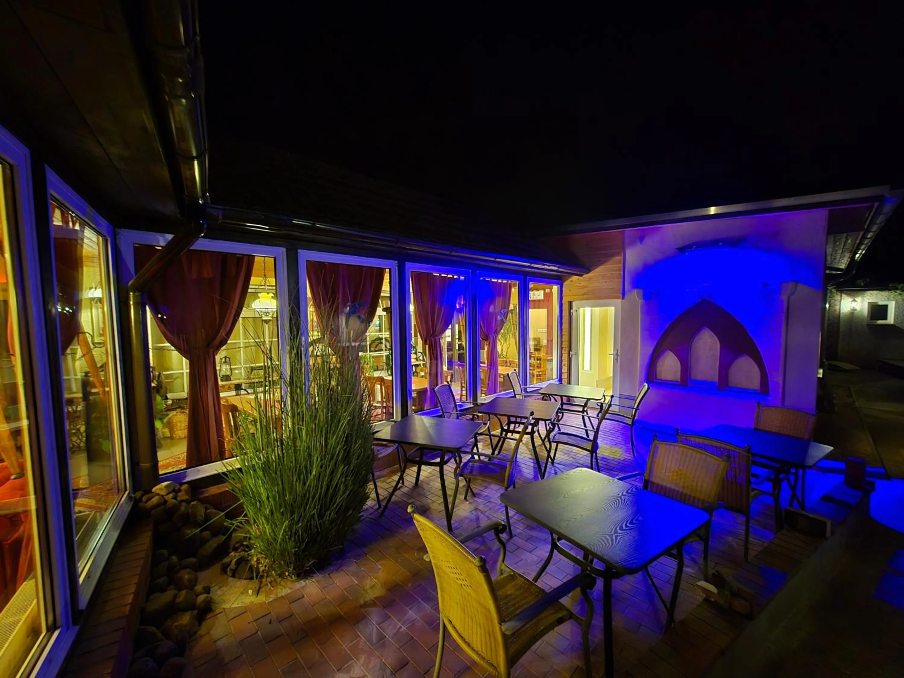 Patio in BinzHotel Landhaus Waechter