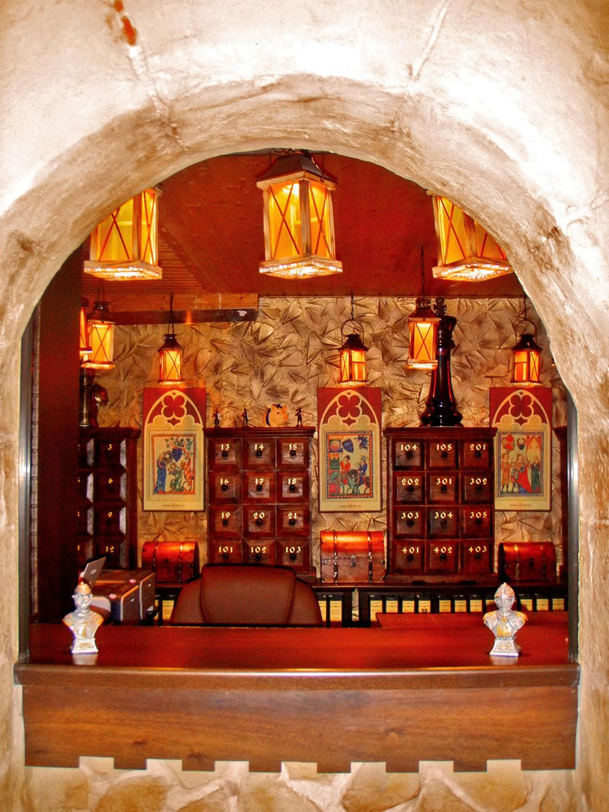 Lobby or reception in BinzHotel Landhaus Waechter