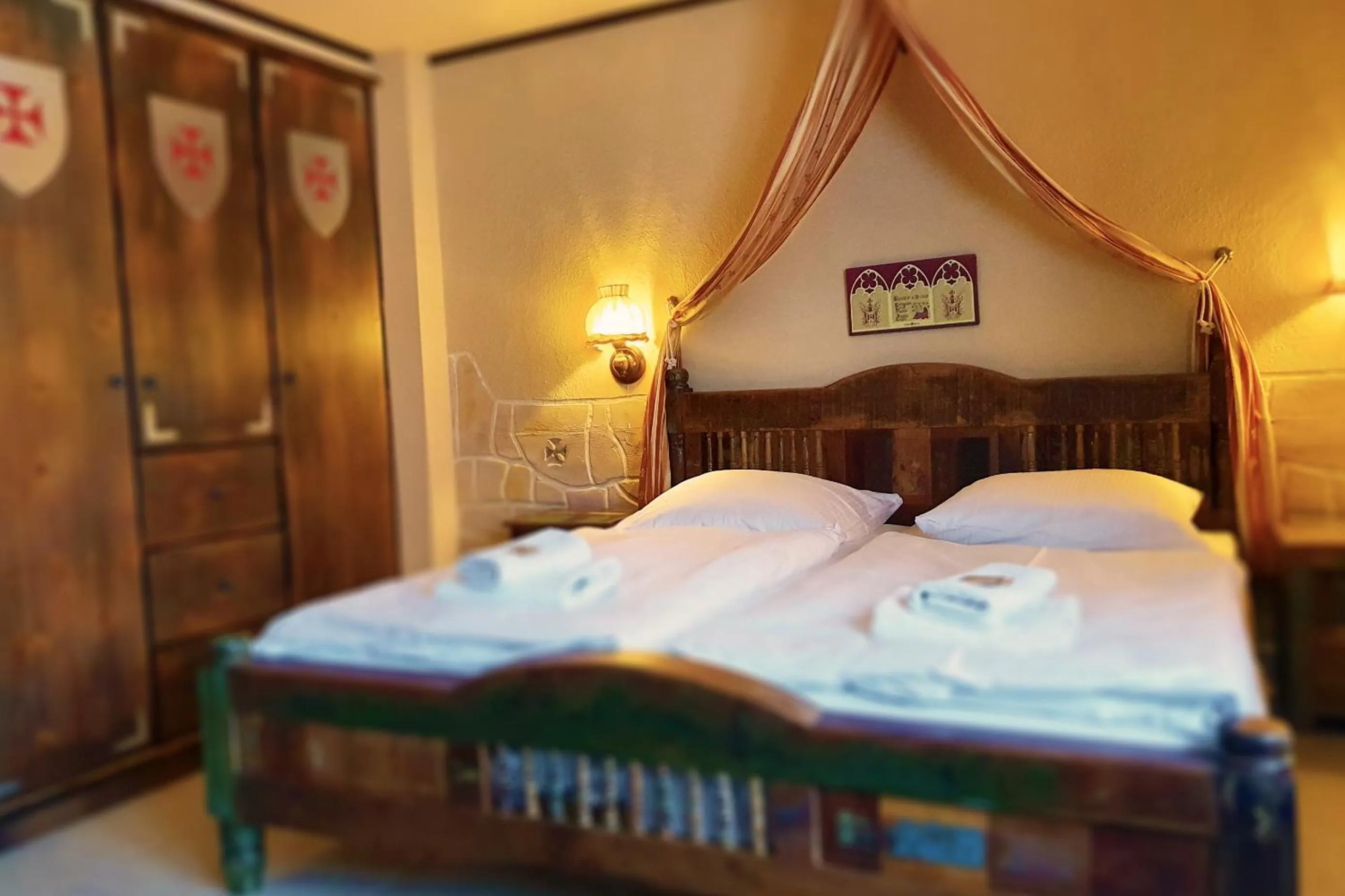 Bed in BinzHotel Landhaus Waechter