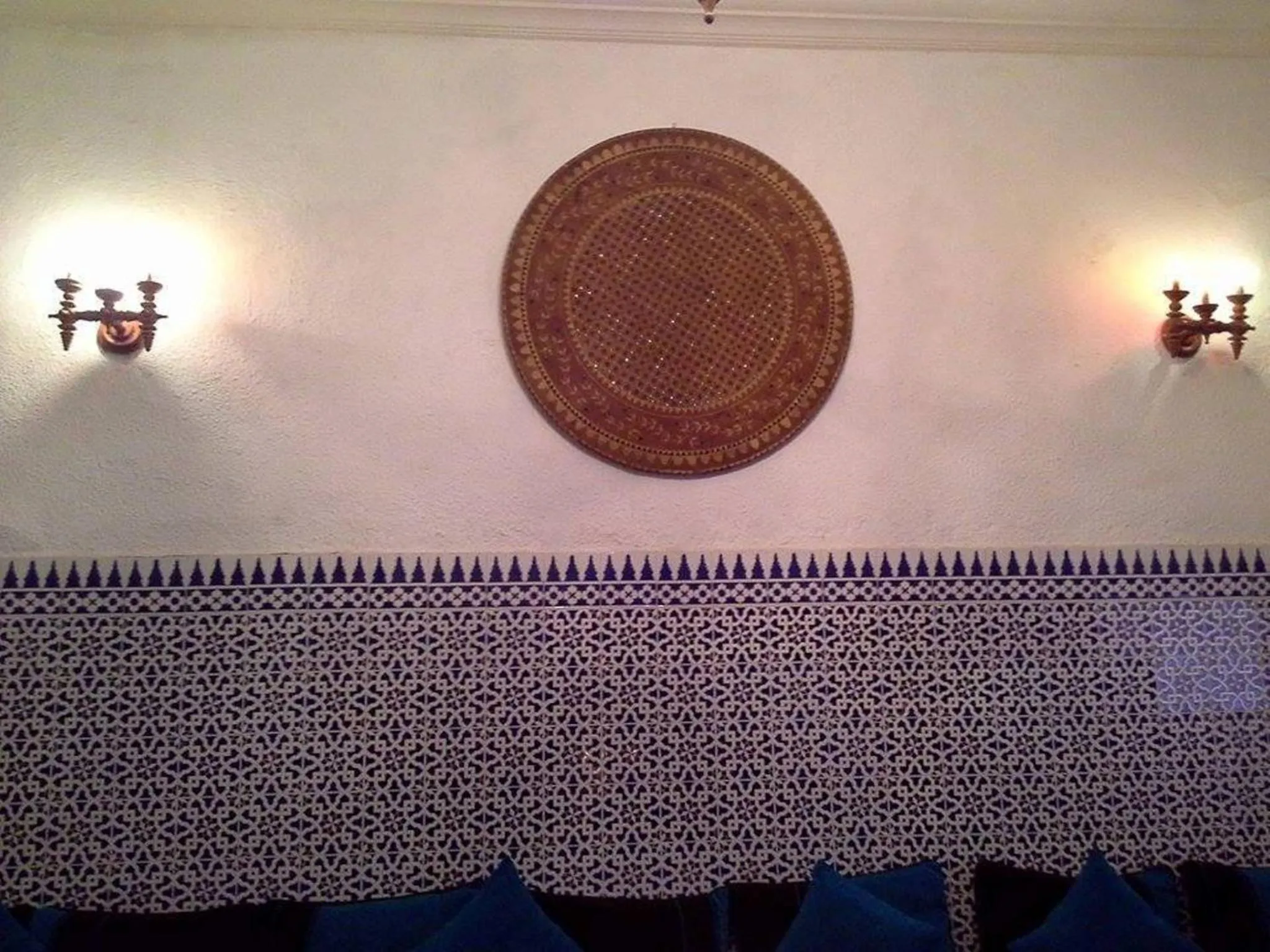 Decorative detail in Hôtel Riad Gnaoua