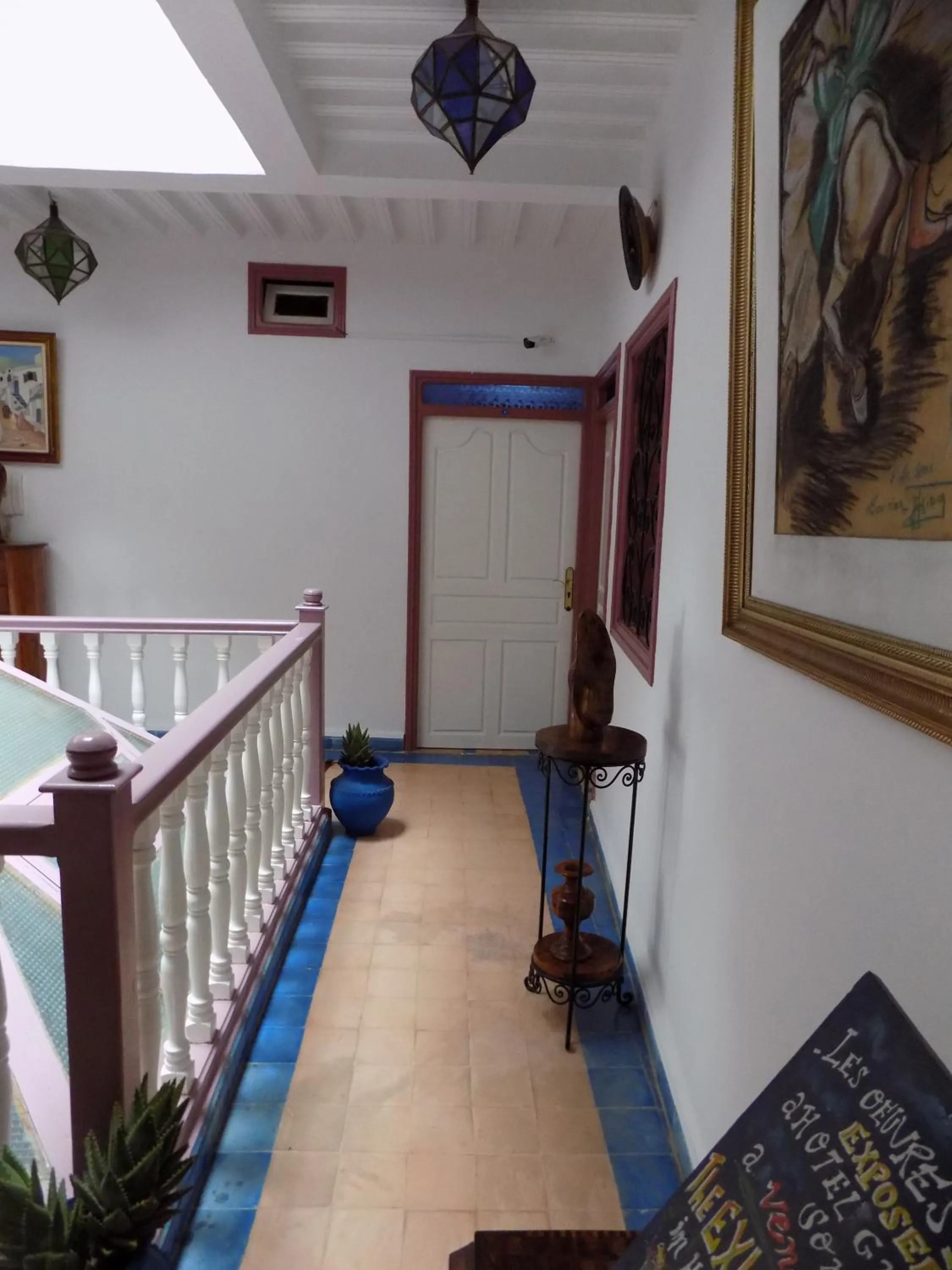 Decorative detail in Hôtel Riad Gnaoua