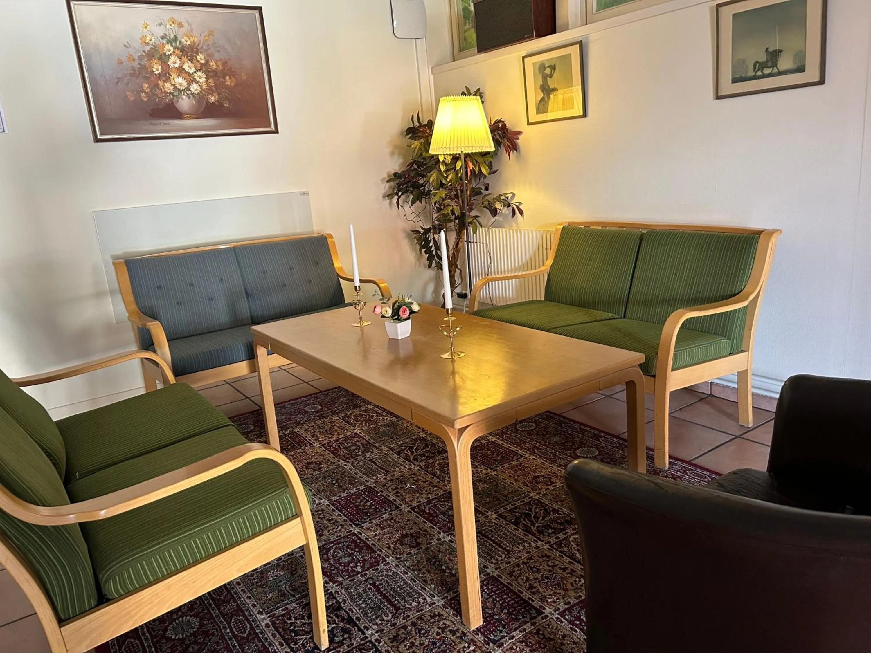 Seating area in Klackbergsgården