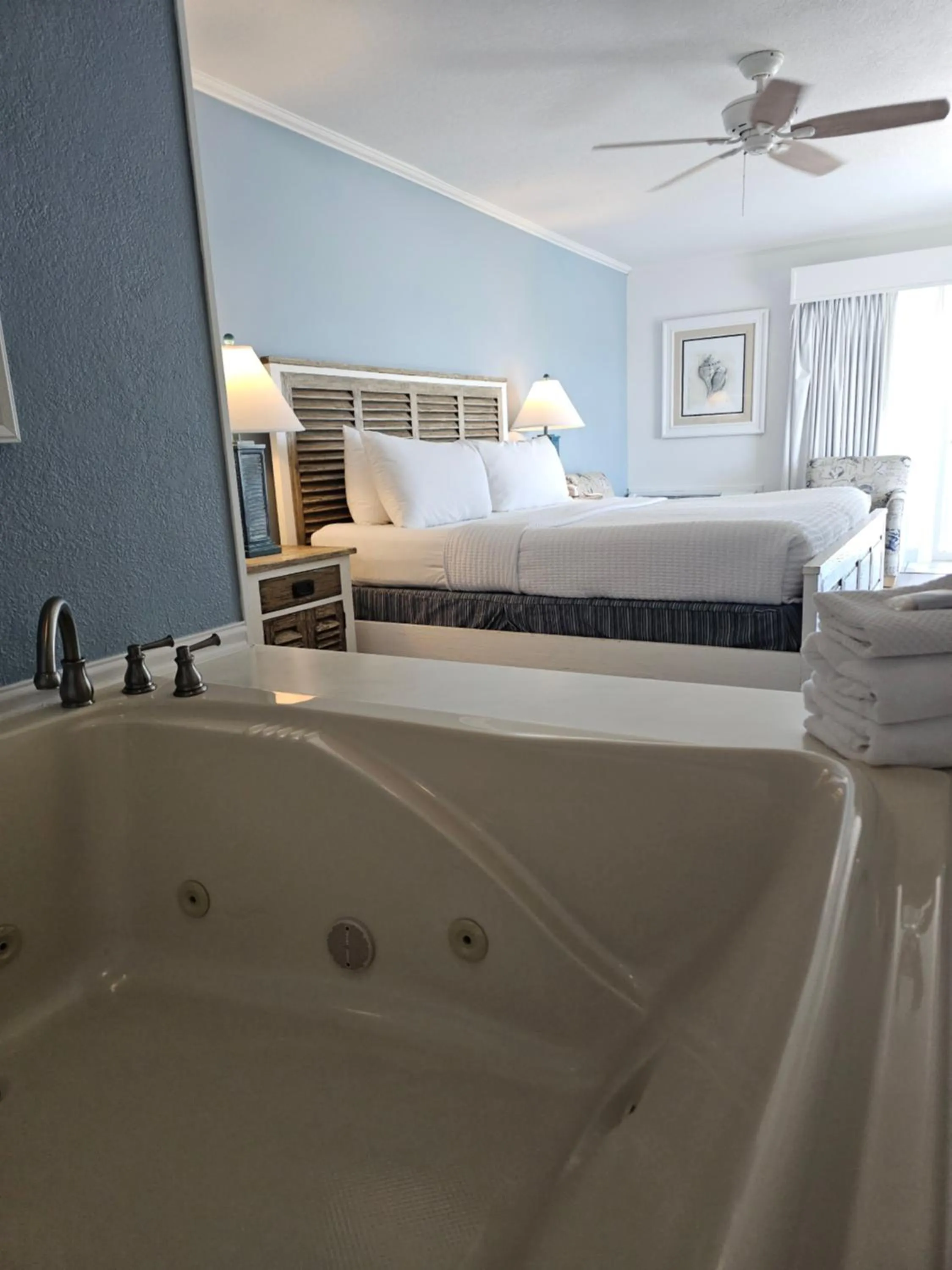 Bed in Surf Side Hotel