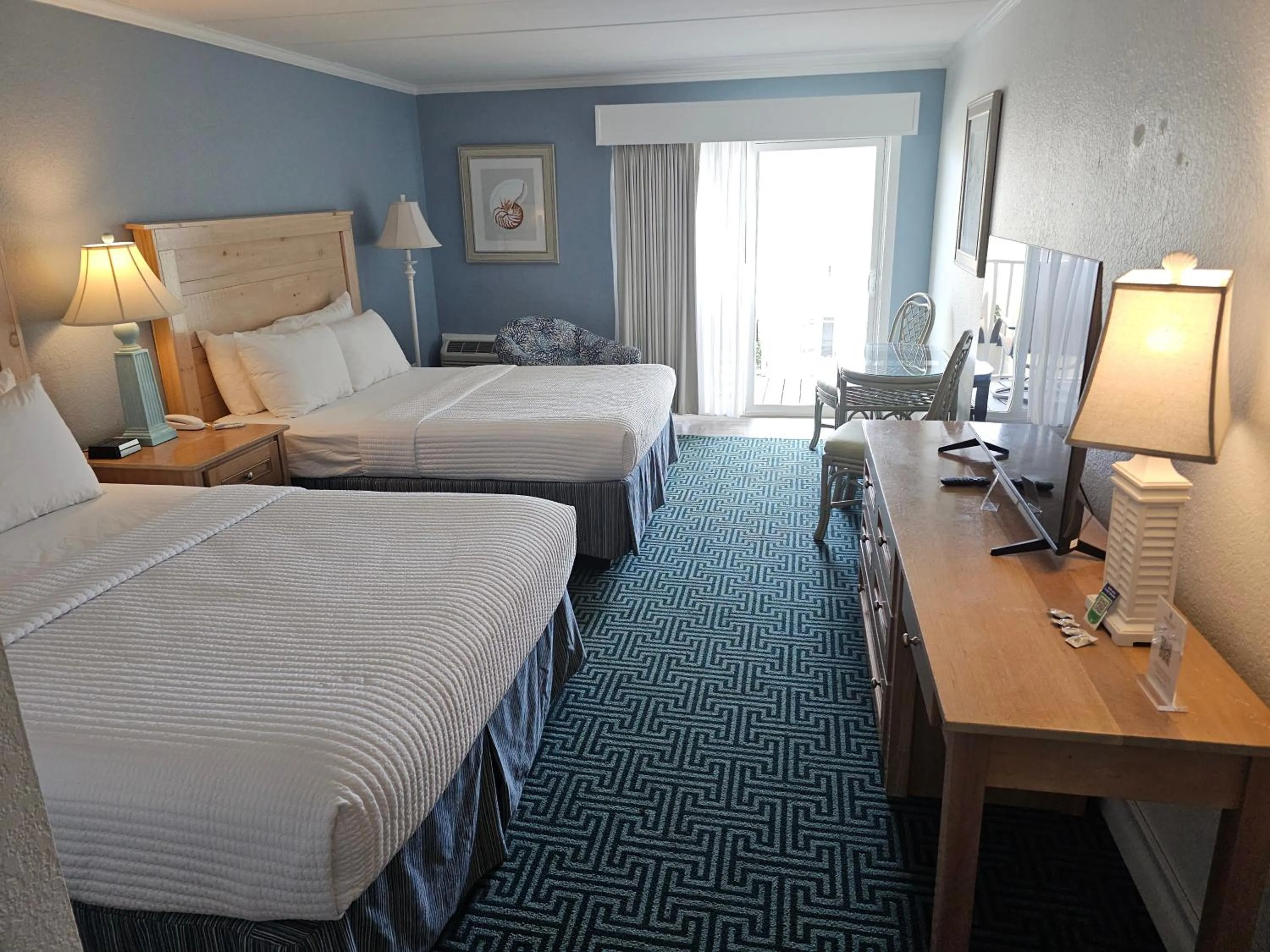 Bed in Surf Side Hotel