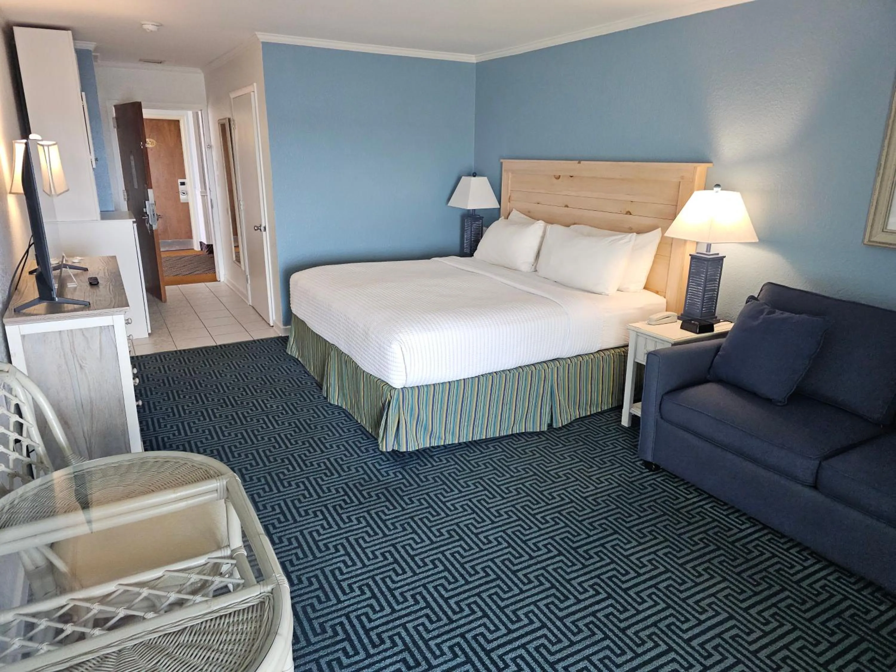 Bed in Surf Side Hotel