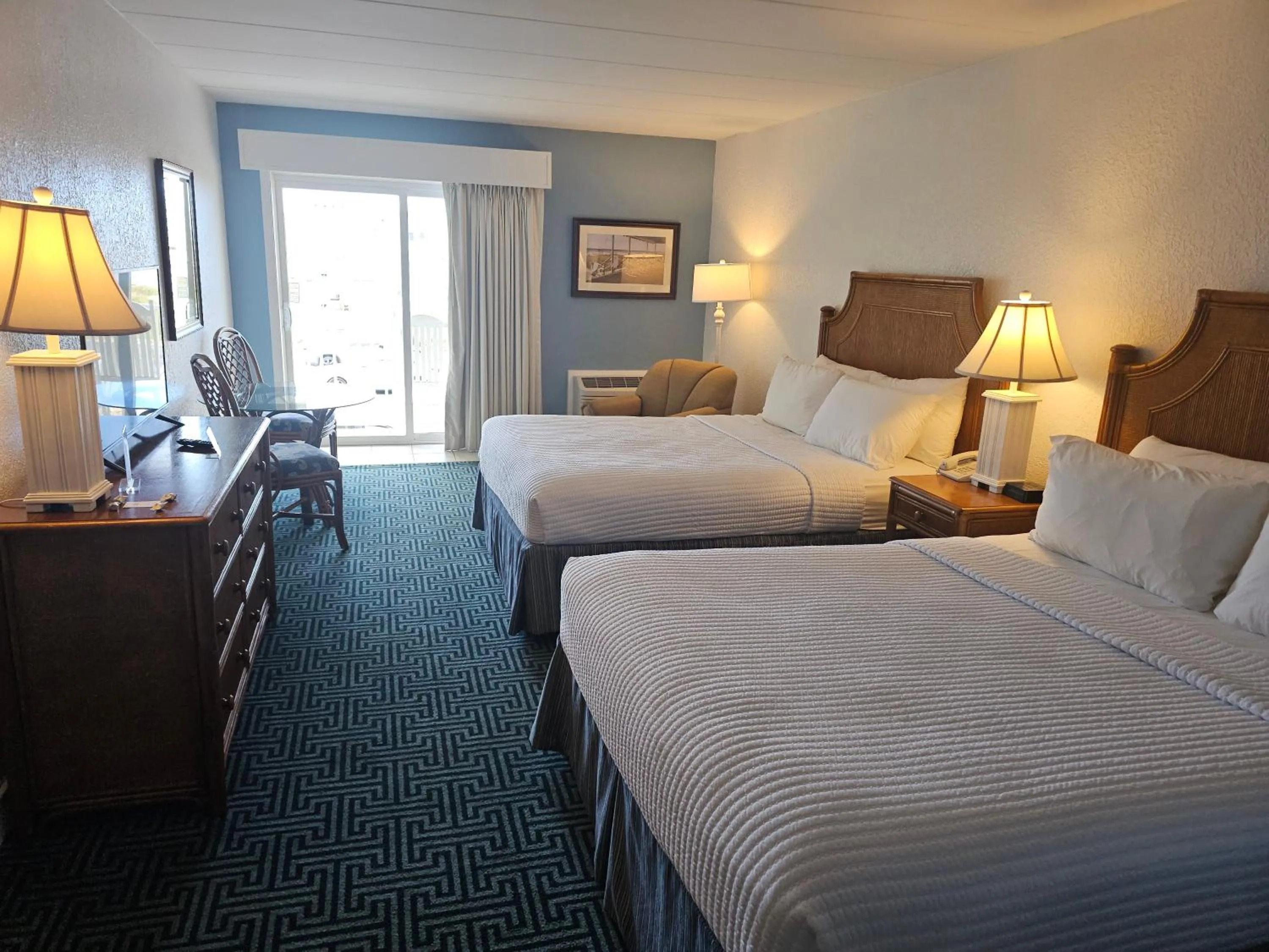 Bed in Surf Side Hotel