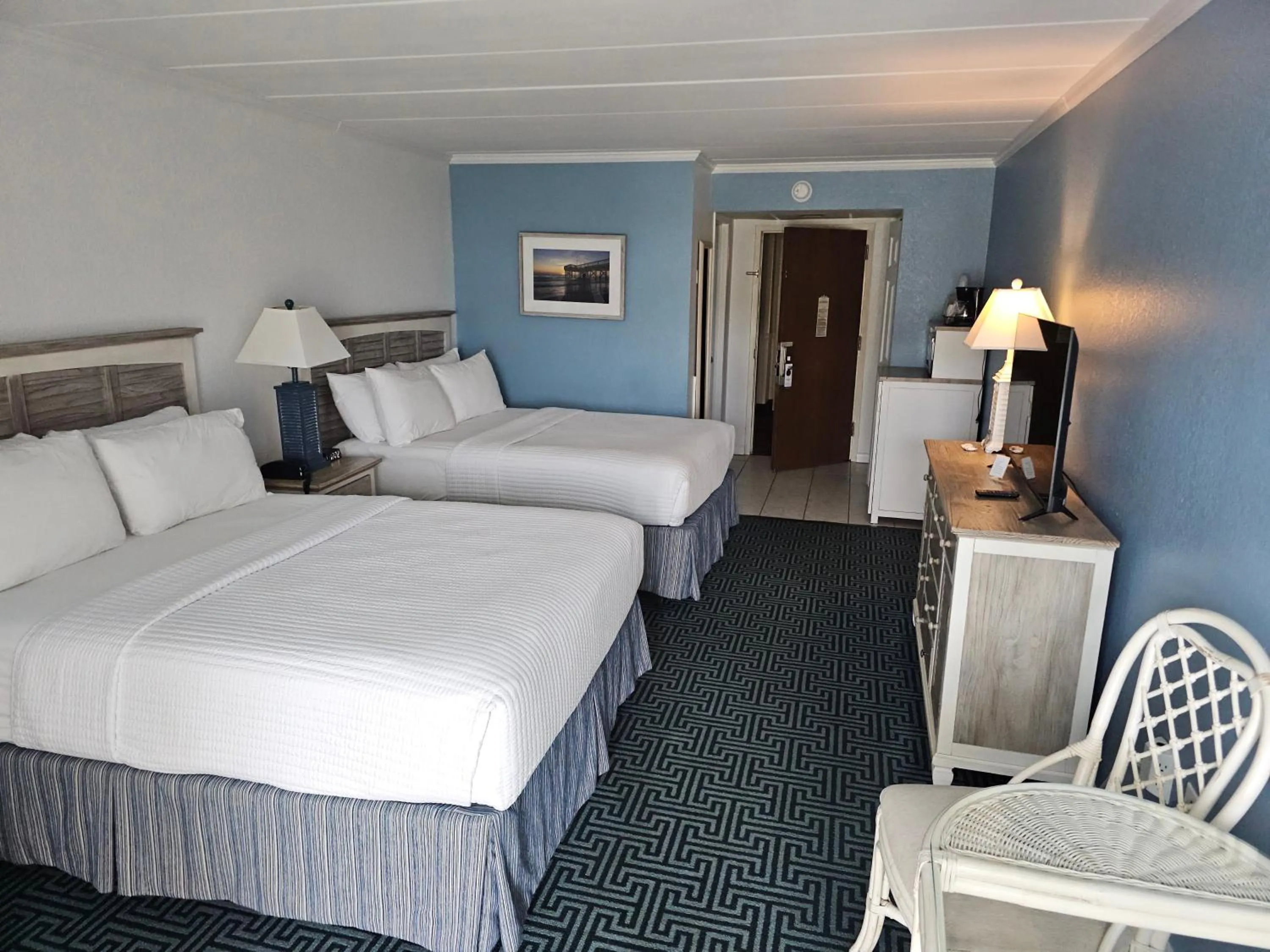 Bed in Surf Side Hotel