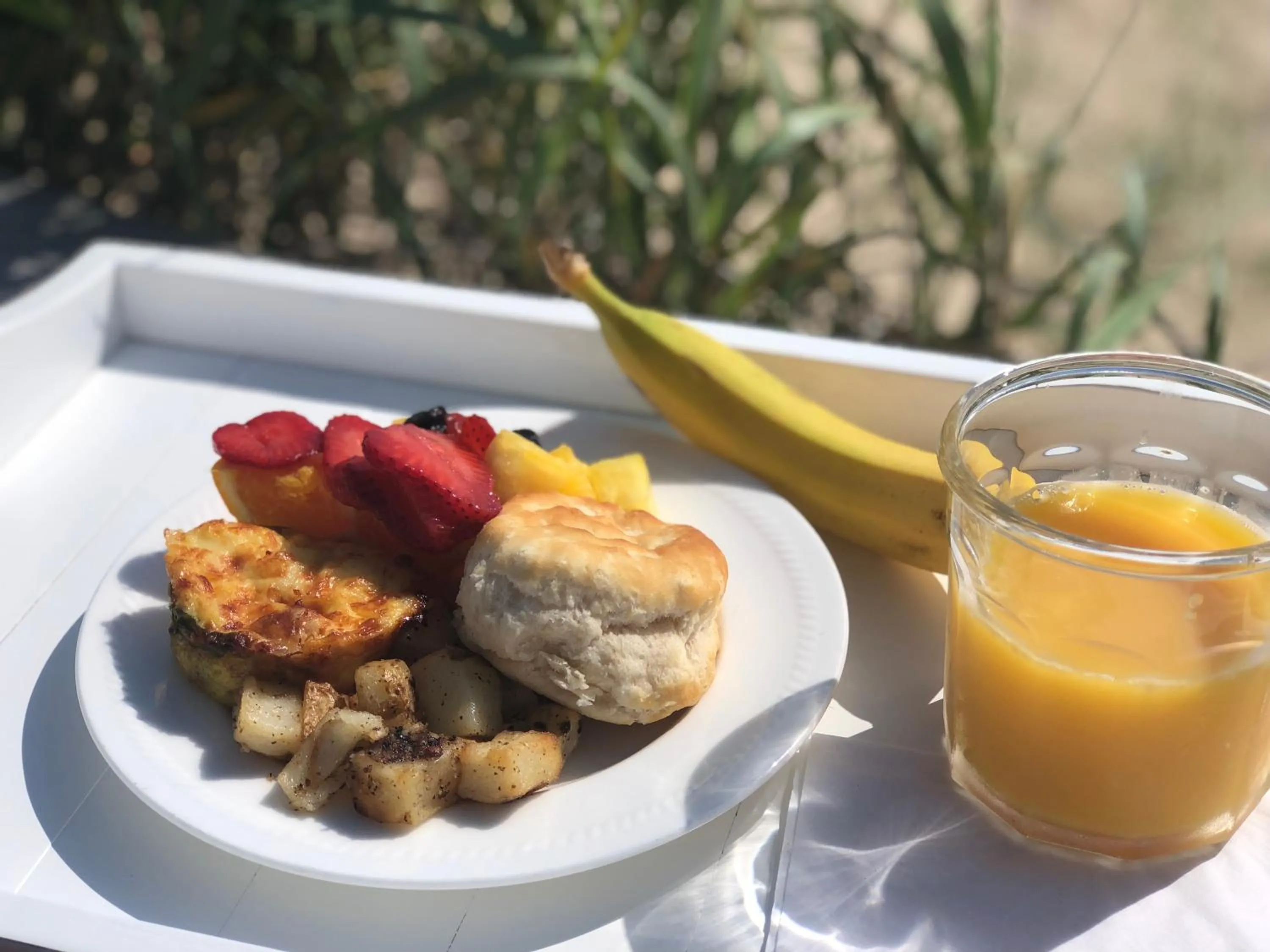 Continental breakfast in Surf Side Hotel