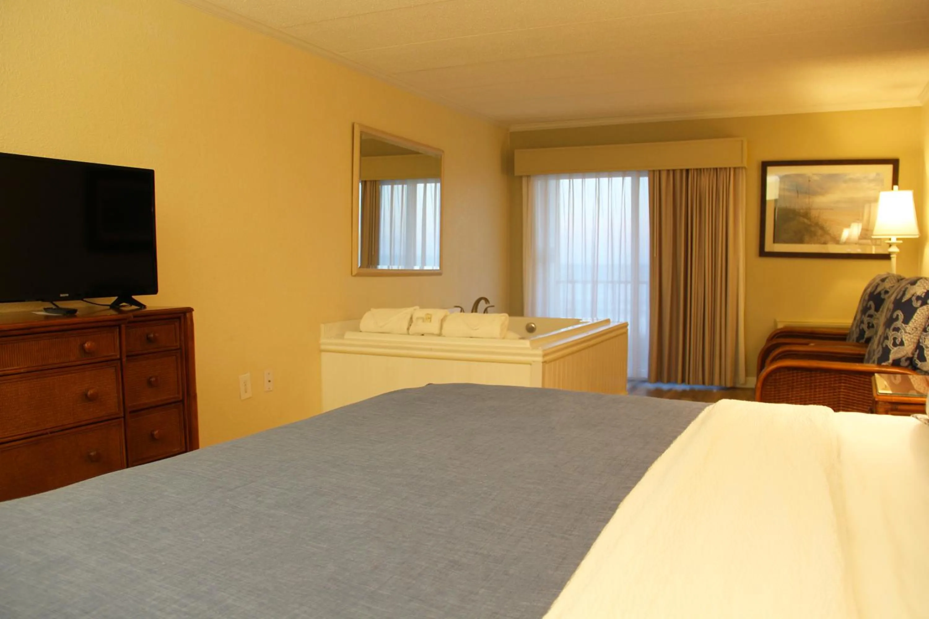 Bed in Surf Side Hotel