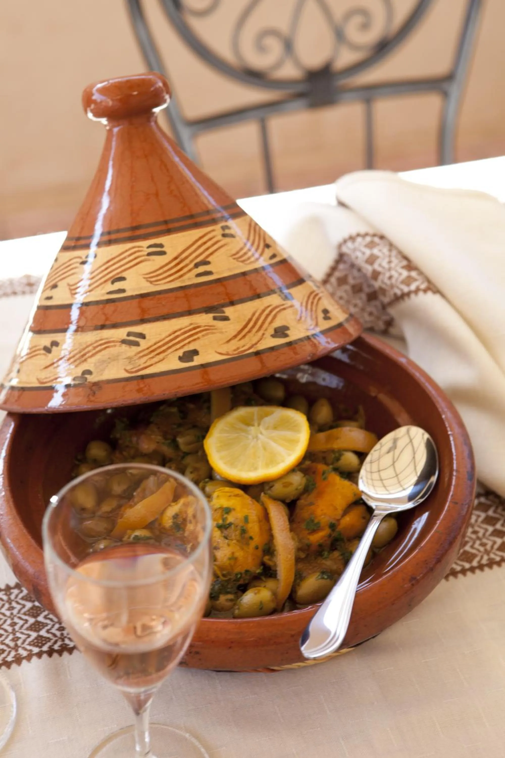 Food and drinks in Riad Le Rubis