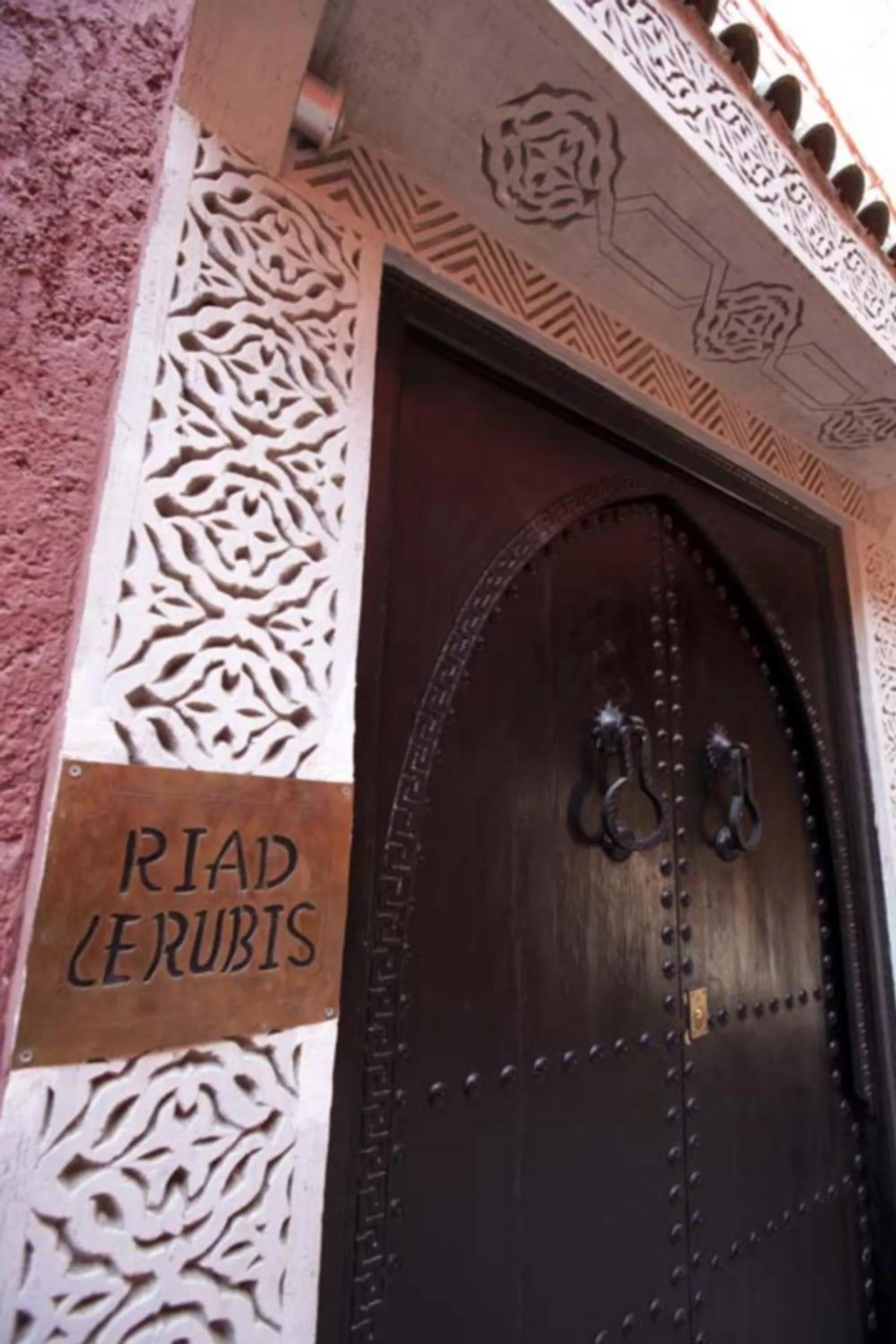 Facade/entrance in Riad Le Rubis