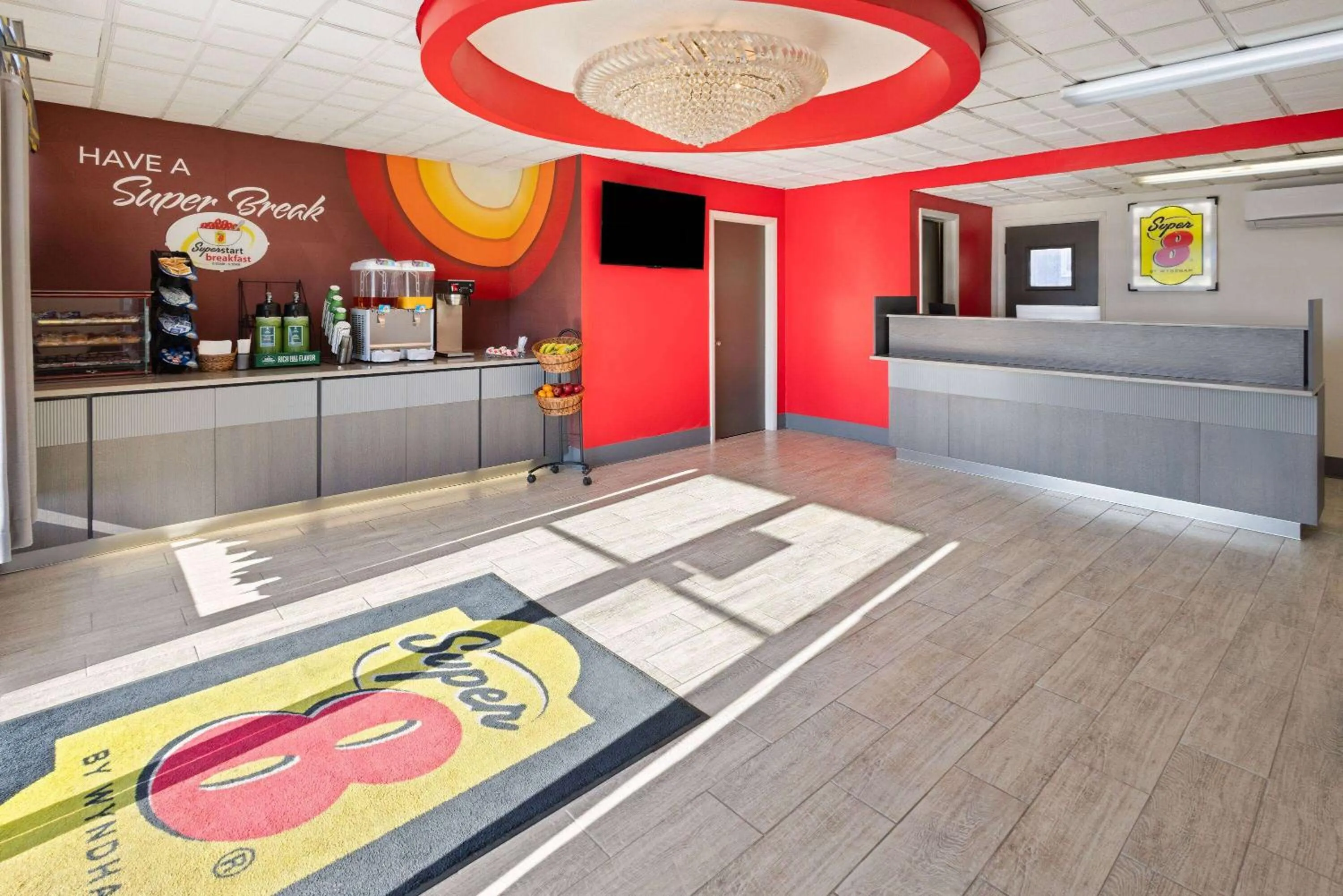 Lobby or reception in Super 8 by Wyndham Hazleton