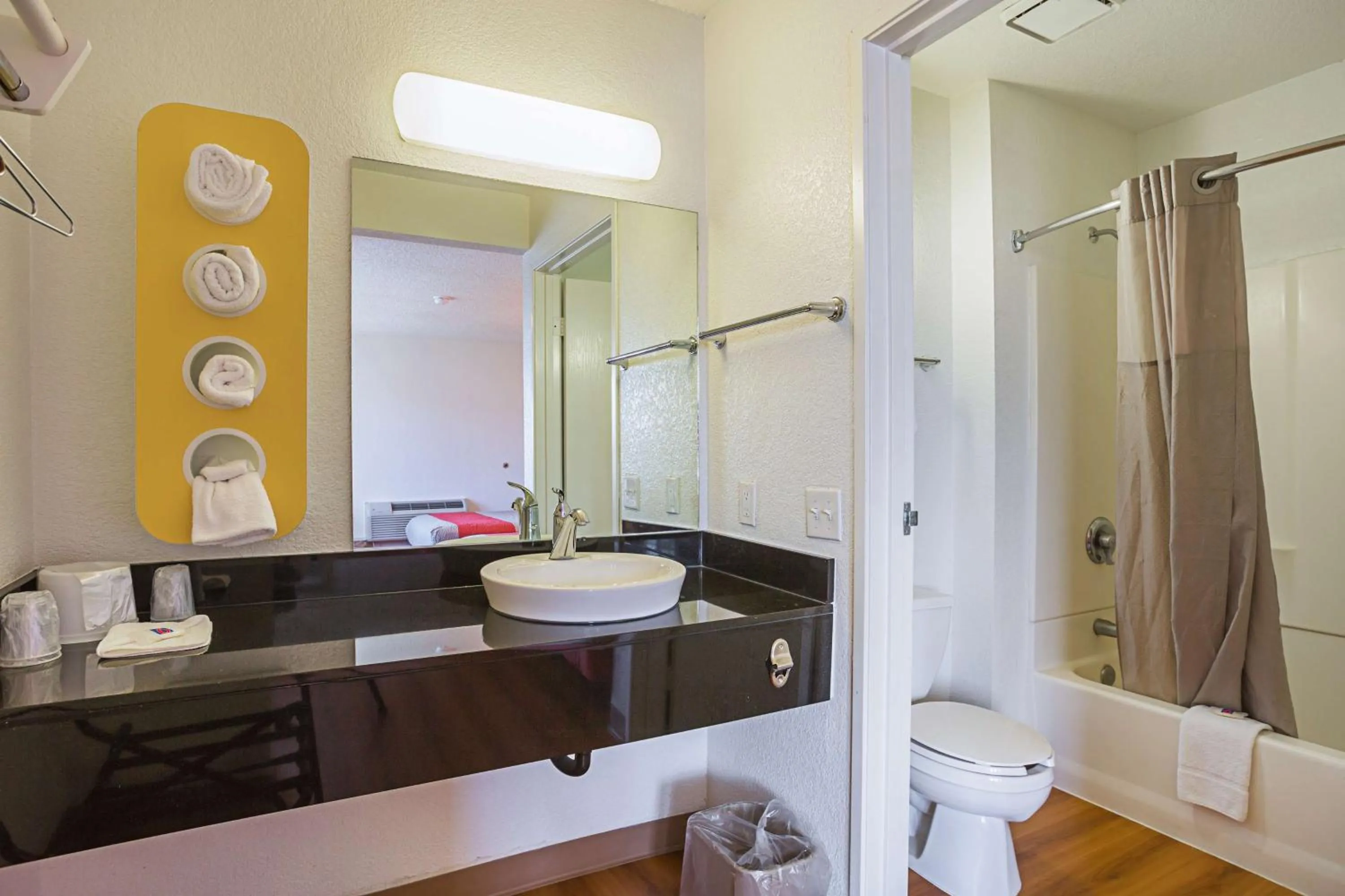 Shower in Motel 6-Yuma, AZ - East