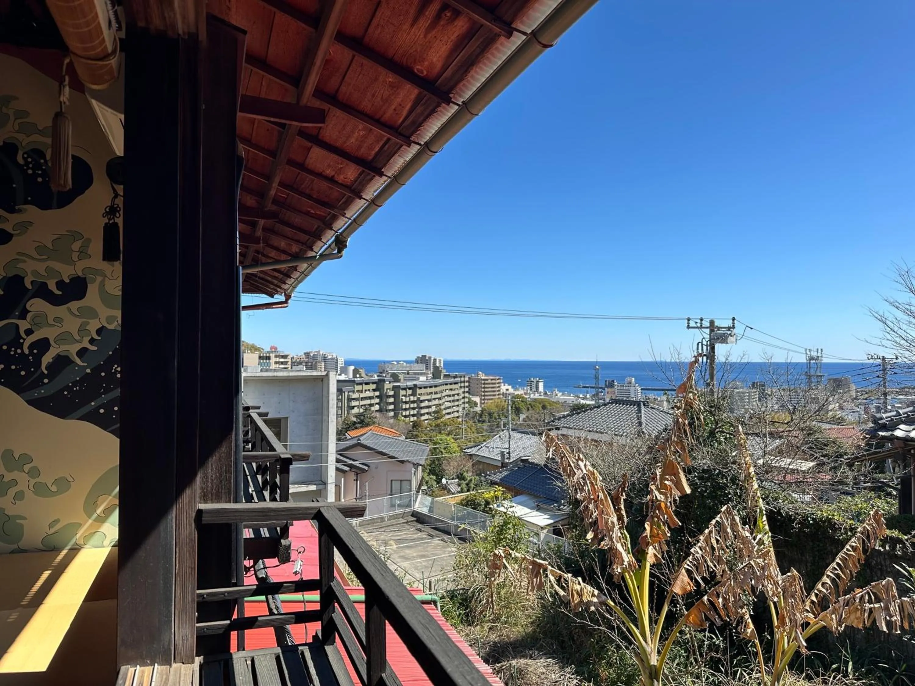 View (from property/room) in Atami Ikyuan 熱海一休庵
