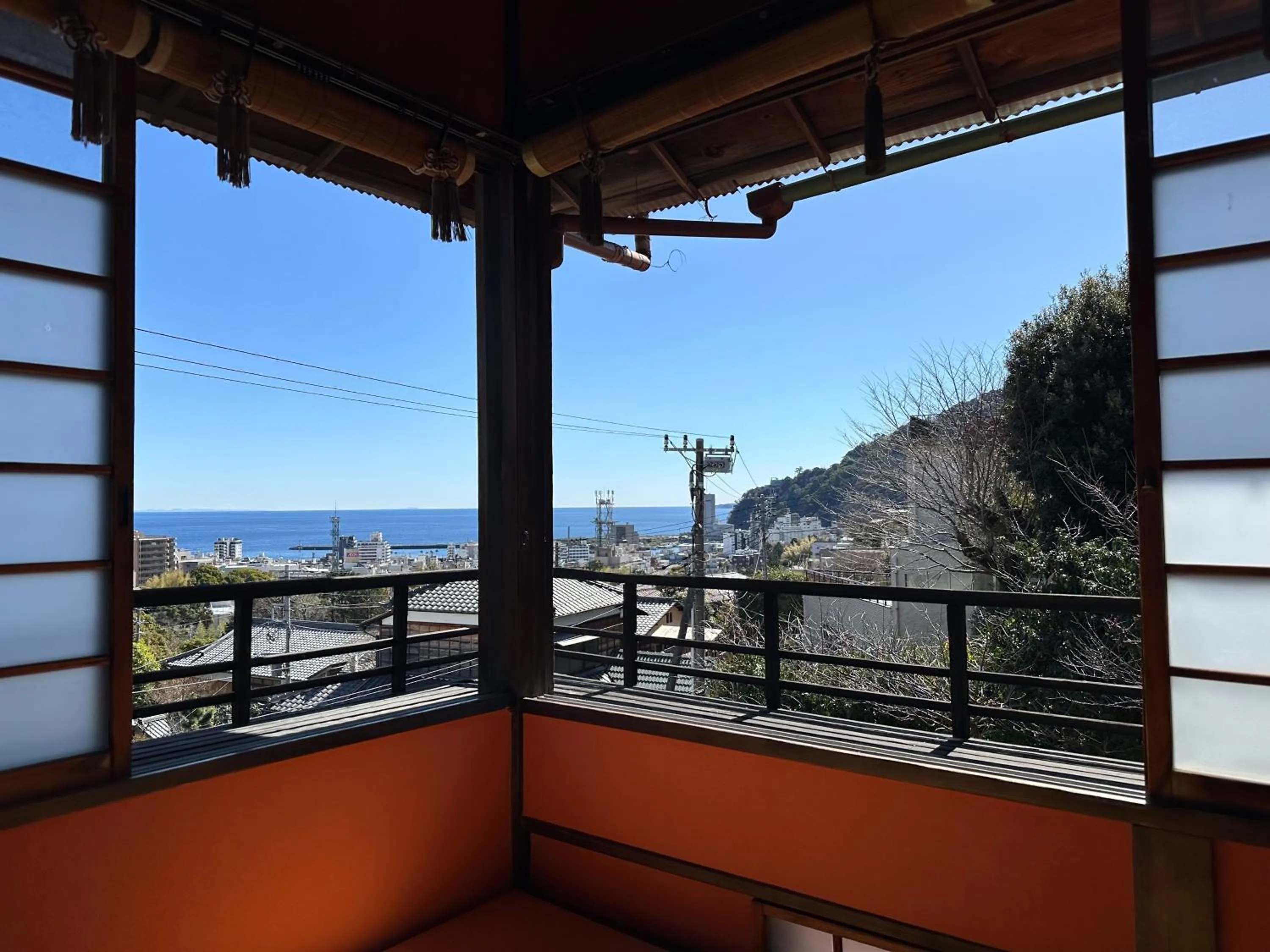 View (from property/room) in Atami Ikyuan 熱海一休庵