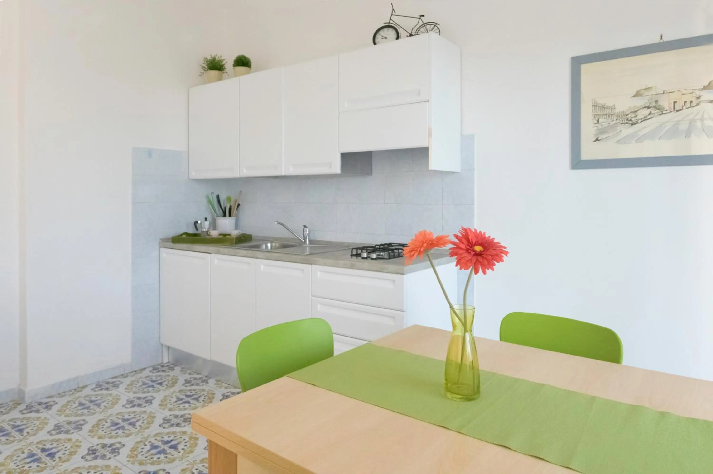 Kitchen or kitchenette in B&B Mediterraneo