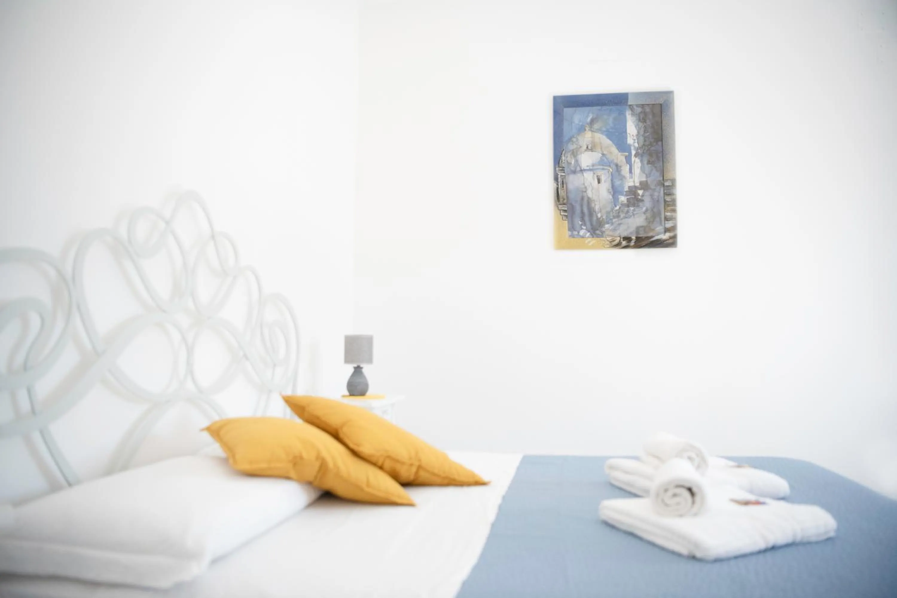 Bed in B&B Mediterraneo