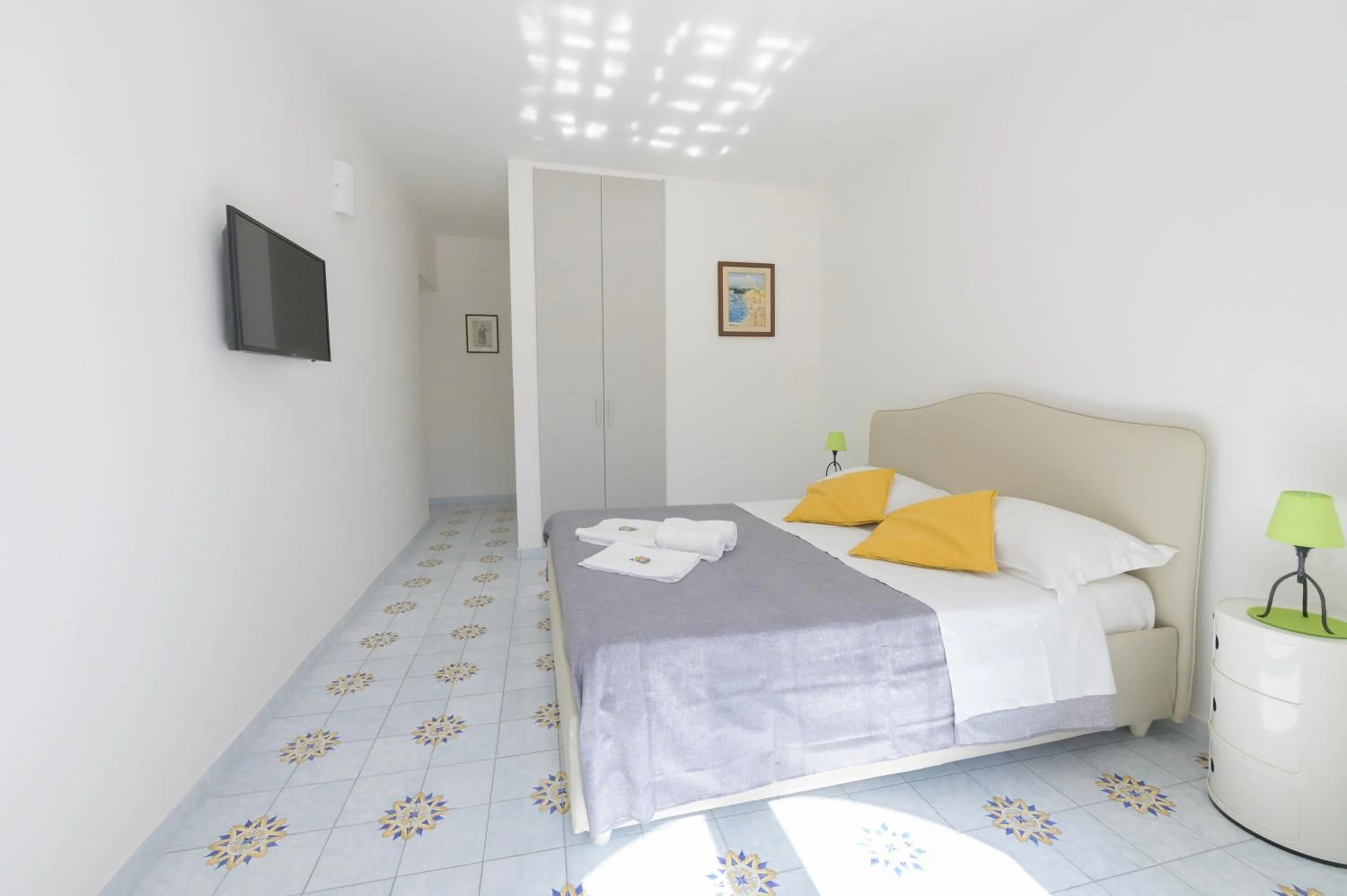 Bed in B&B Mediterraneo