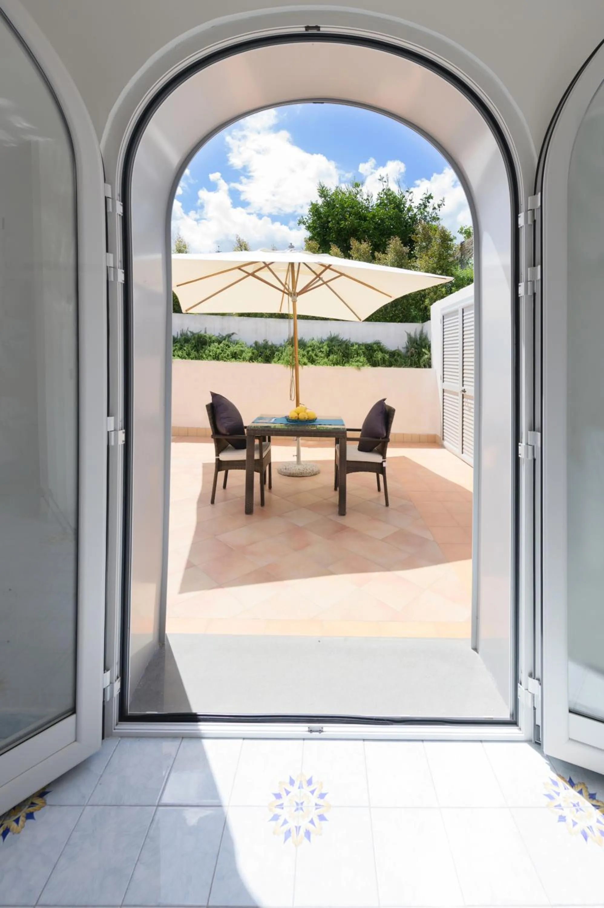 Patio in B&B Mediterraneo