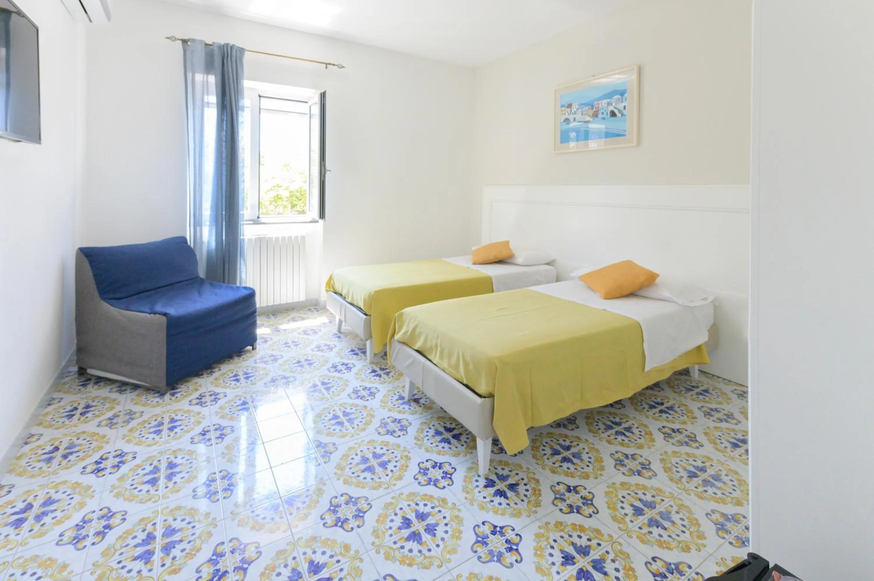 Bed in B&B Mediterraneo