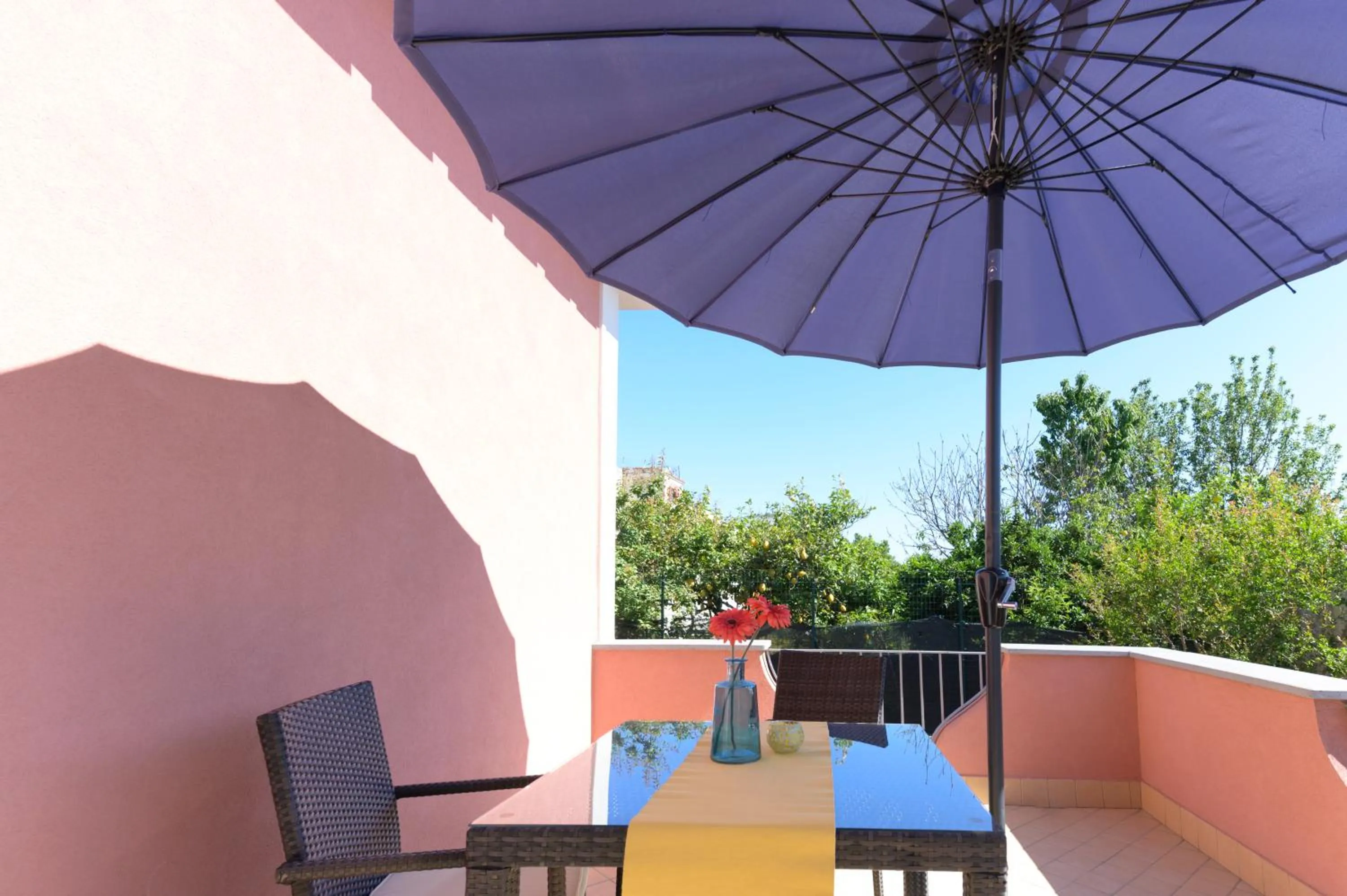 Patio in B&B Mediterraneo