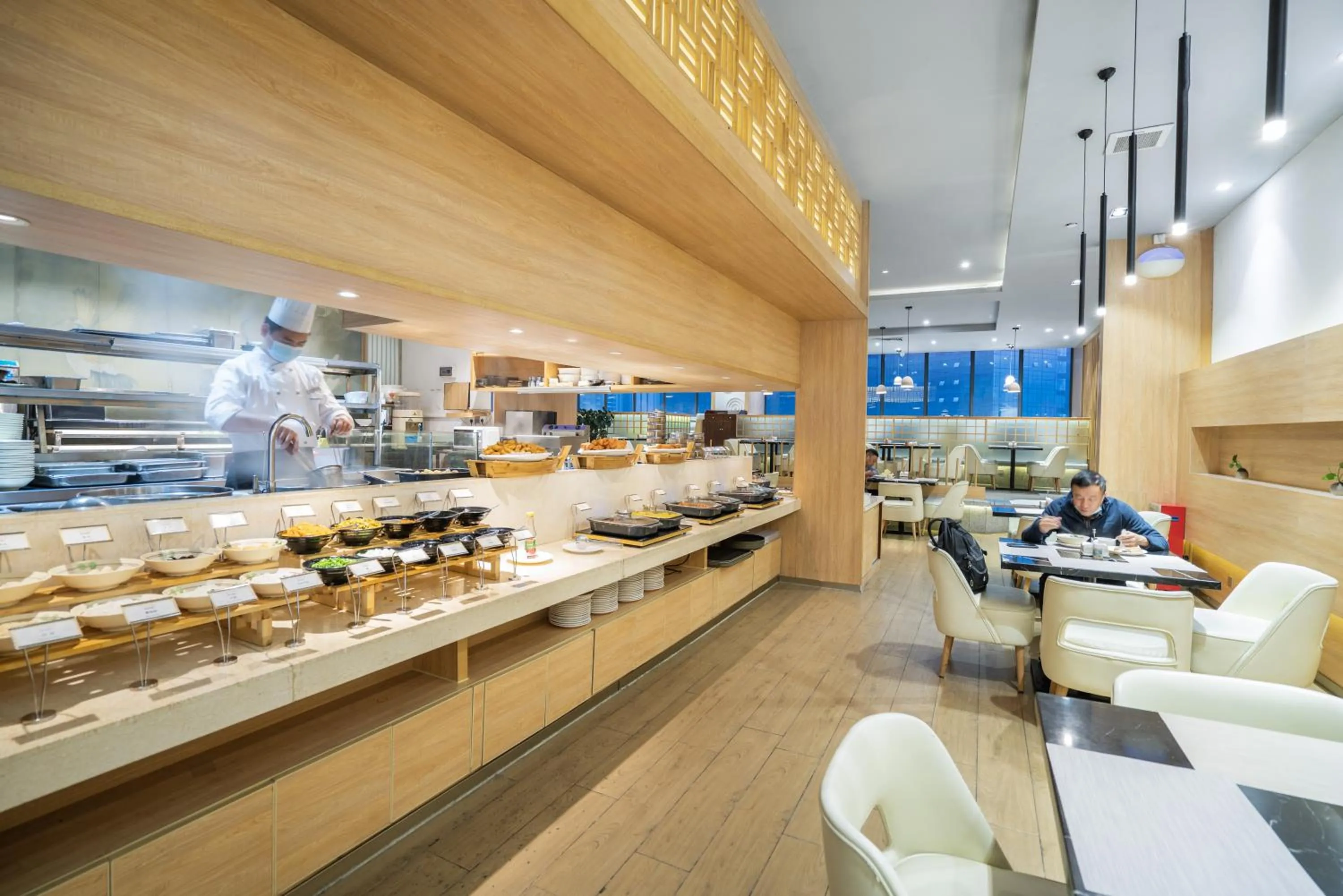 Buffet breakfast in Victoria Hotel Guangzhou Zhujiang New Town