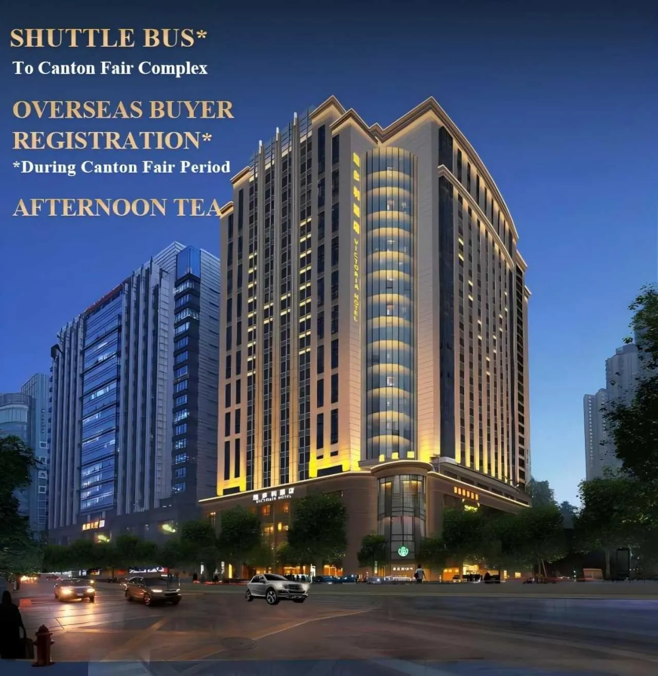 Property building in Victoria Hotel Guangzhou Zhujiang New Town