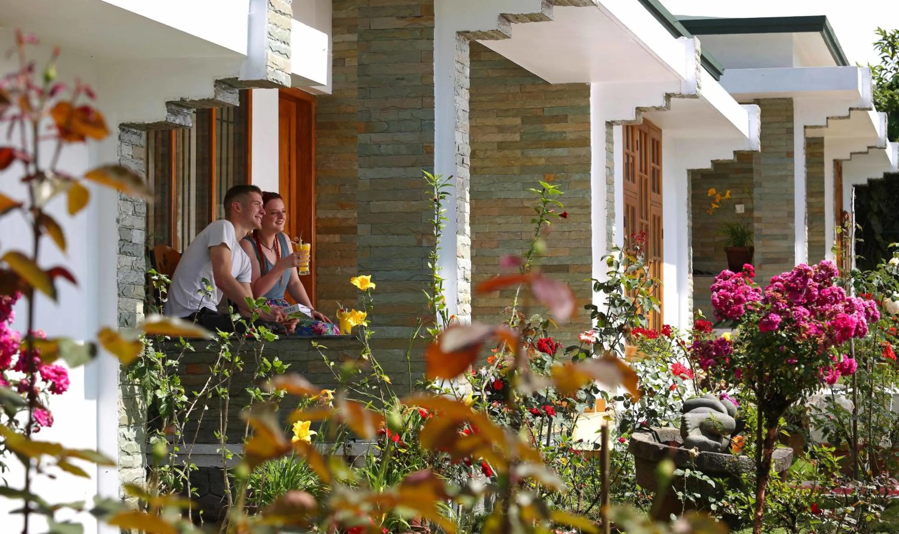 Guests in Elysium Garden