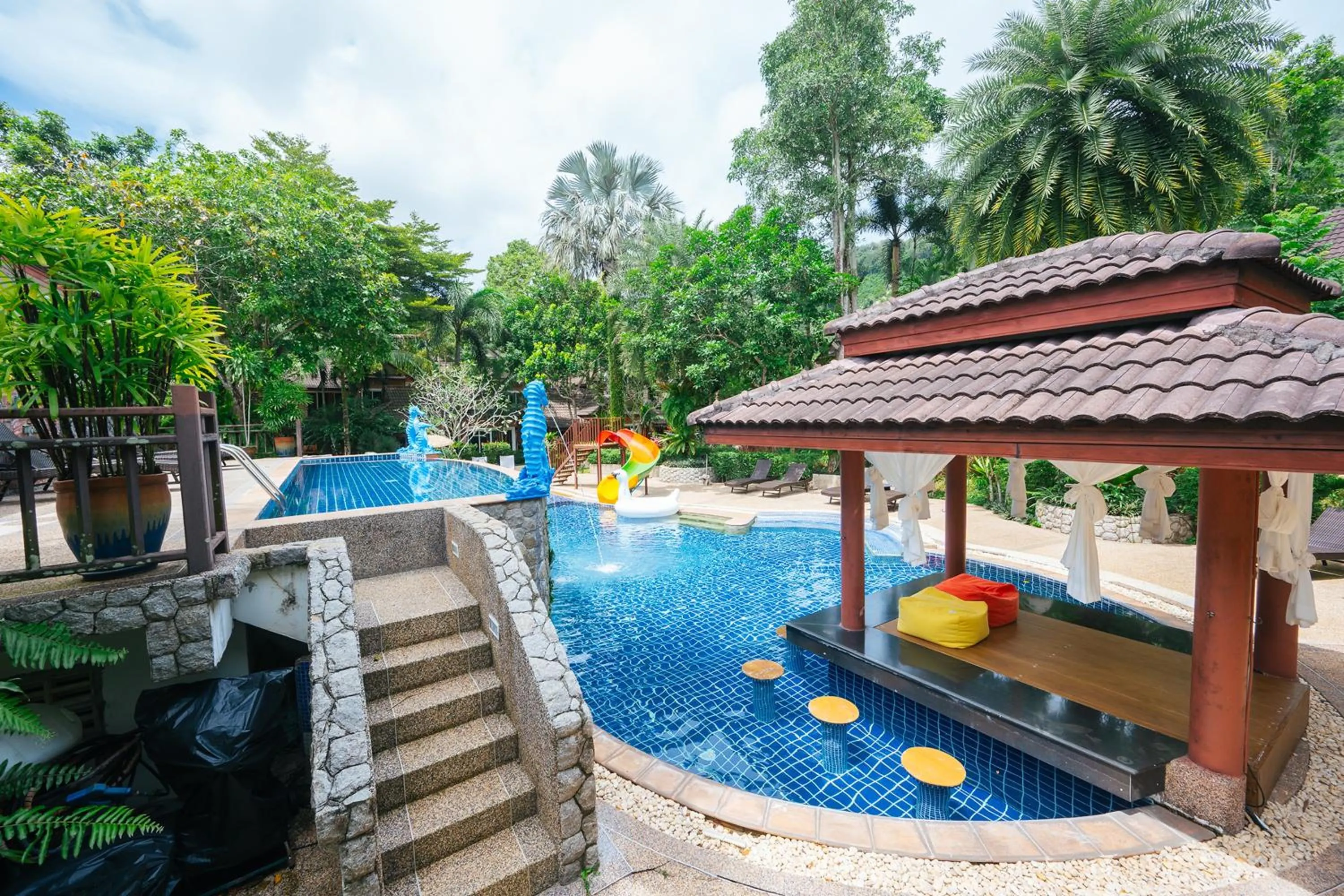 Swimming pool in Thai Modern Resort & Spa "Newly Renovated"