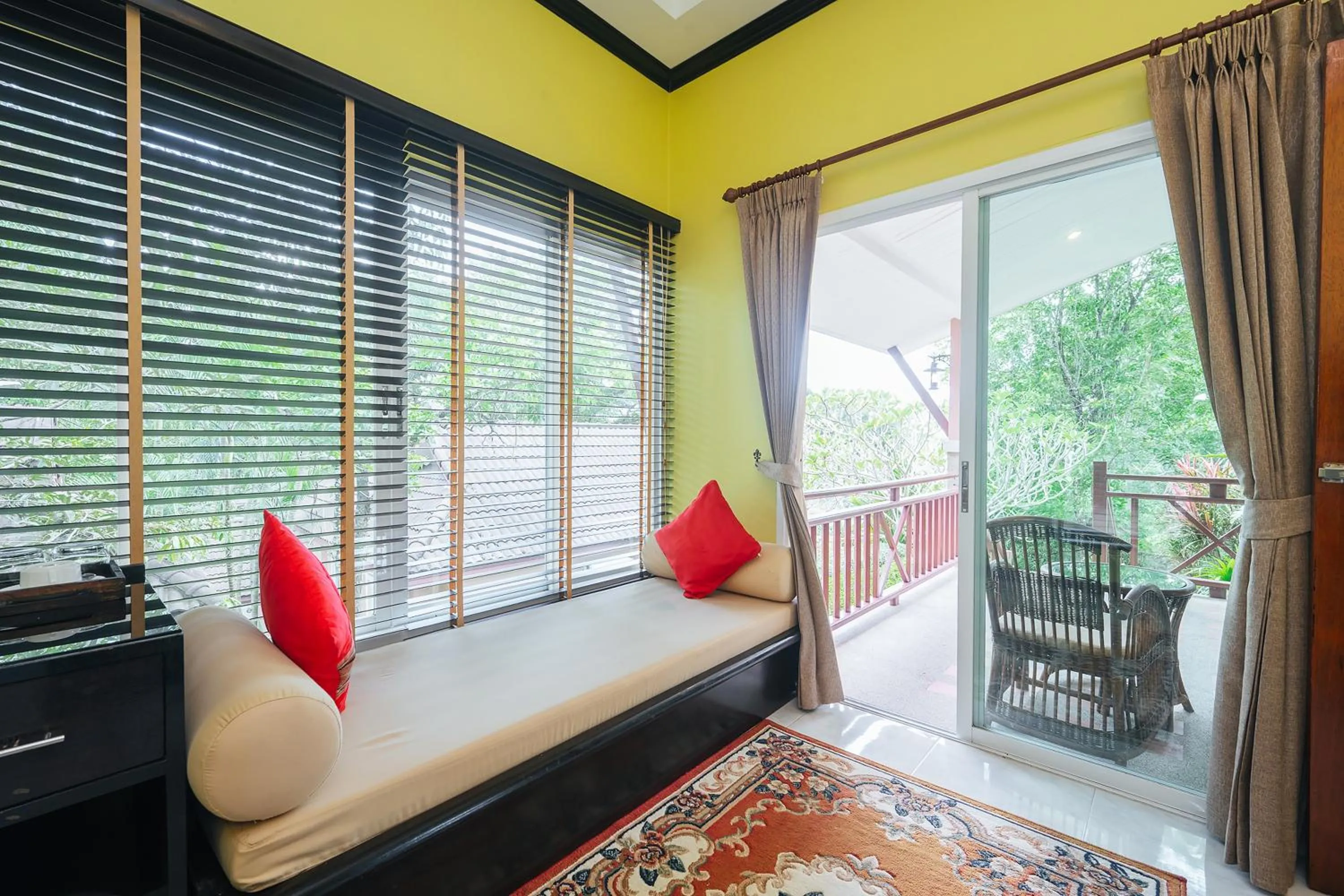 Seating area, Bed in Thai Modern Resort & Spa "Newly Renovated"