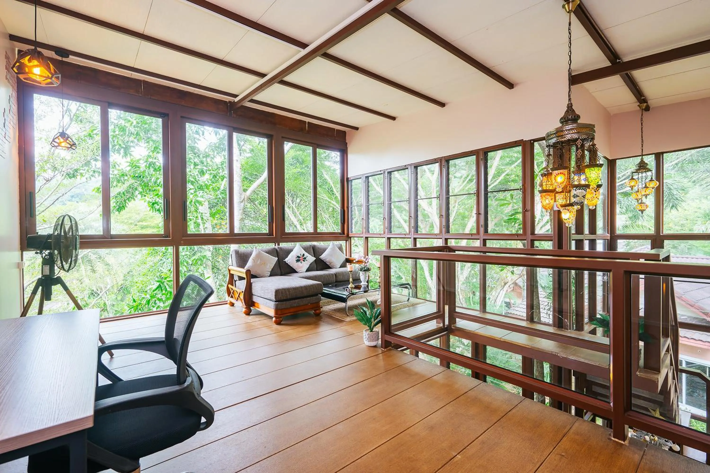 Living room in Thai Modern Resort & Spa "Newly Renovated"