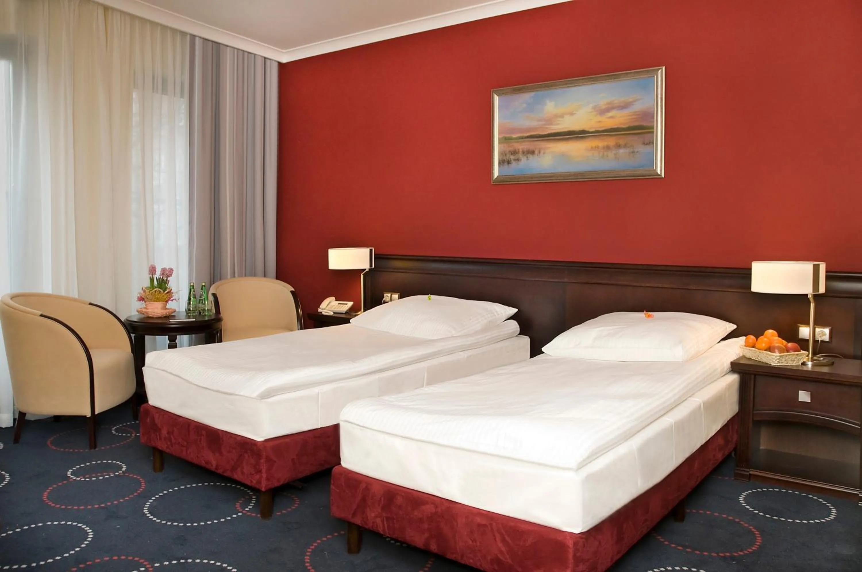 Bed in Hotel Admirał