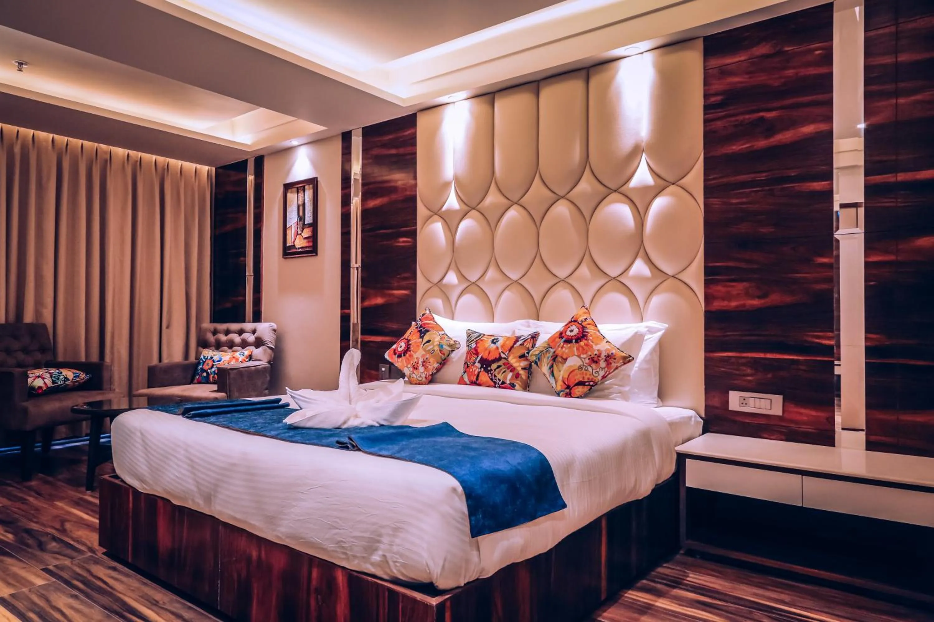 Bed in Hotel Vintage Chandigarh Zirakpur